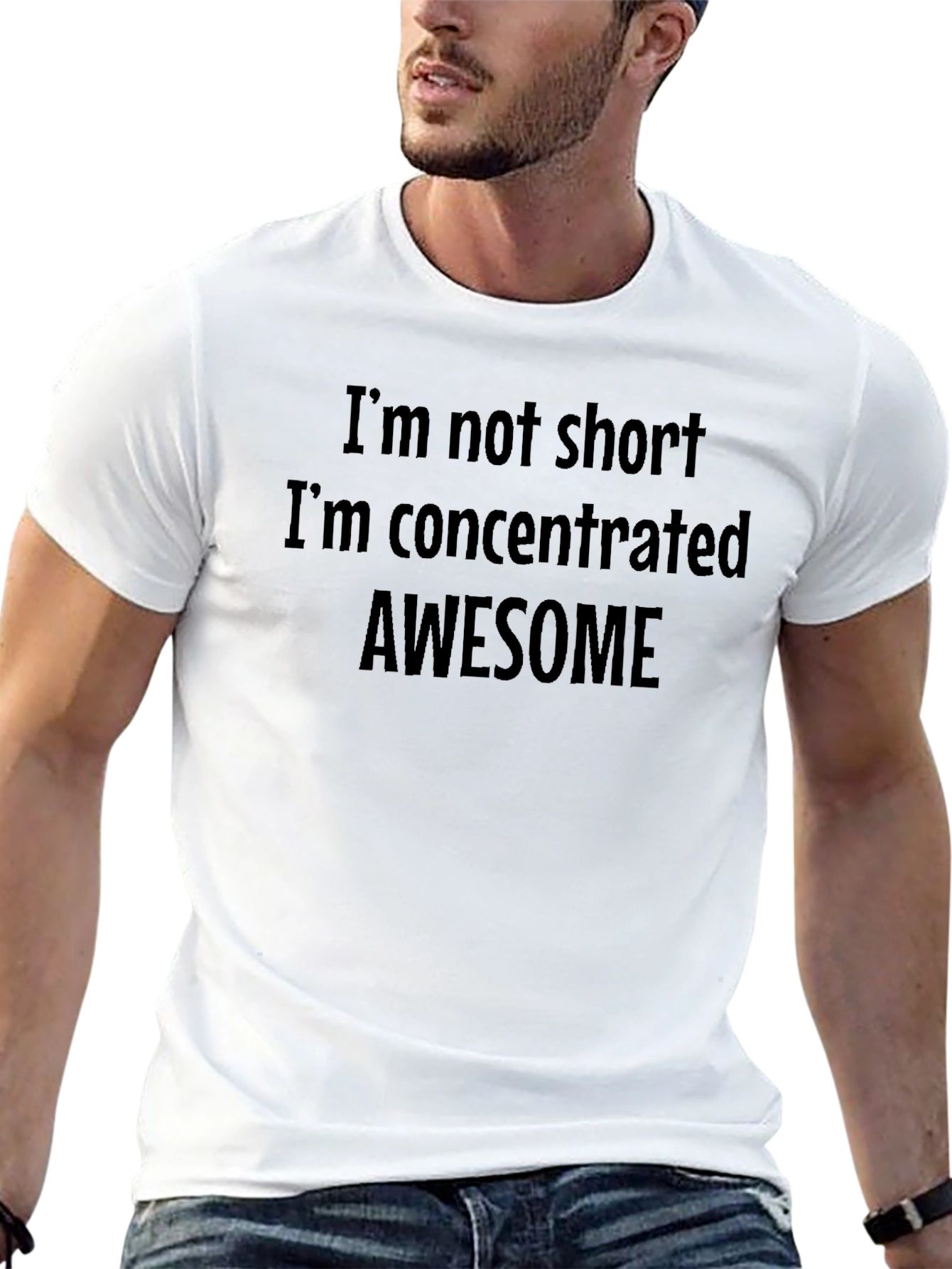 Concentrated Awesome Graphic Tee - Funny Slogan Shirt