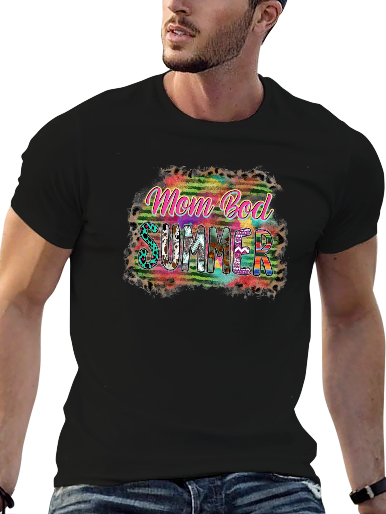 Mom Bod Summer Graphic T-Shirt
