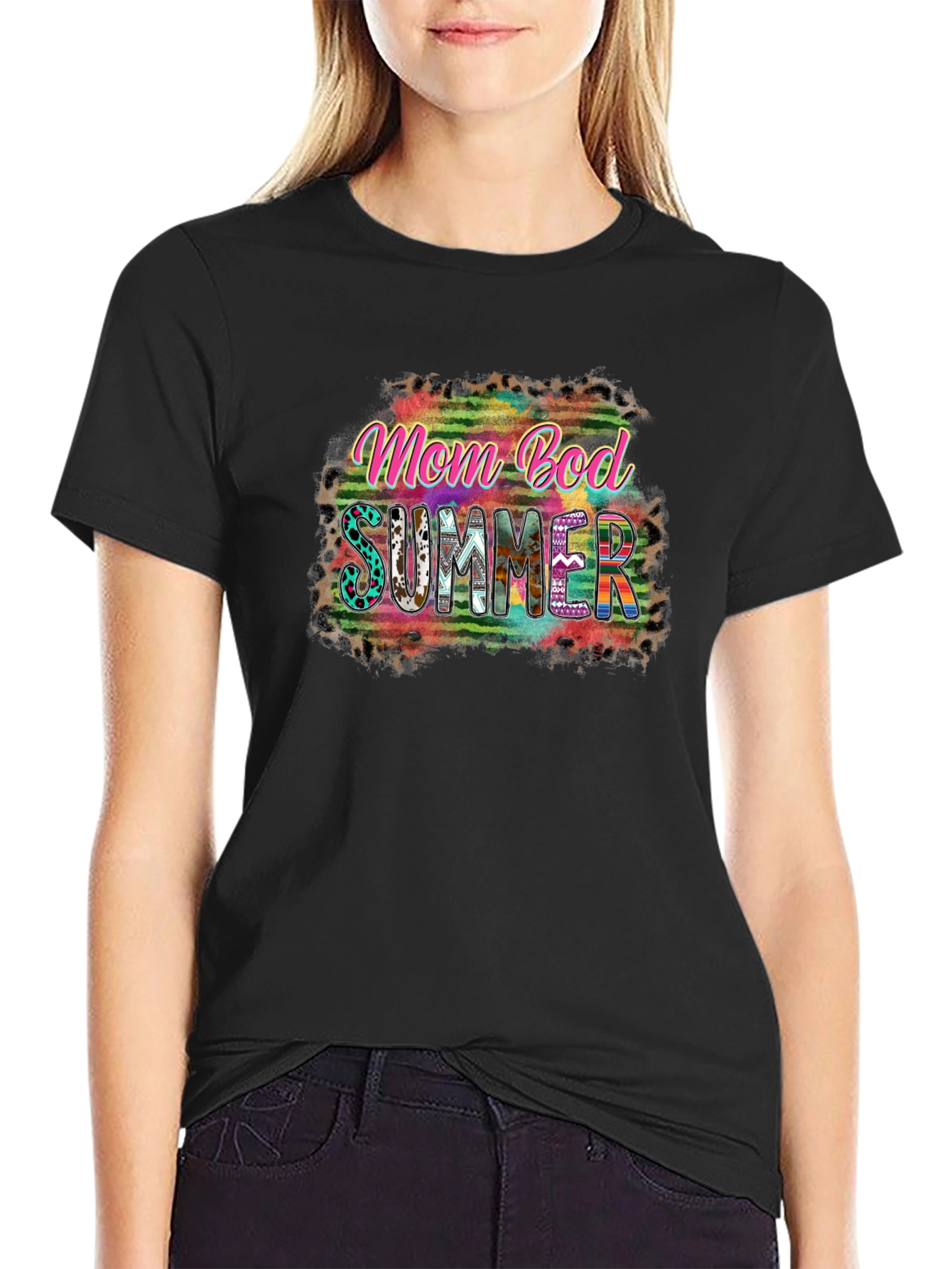 Mom Bod Summer Graphic T-Shirt