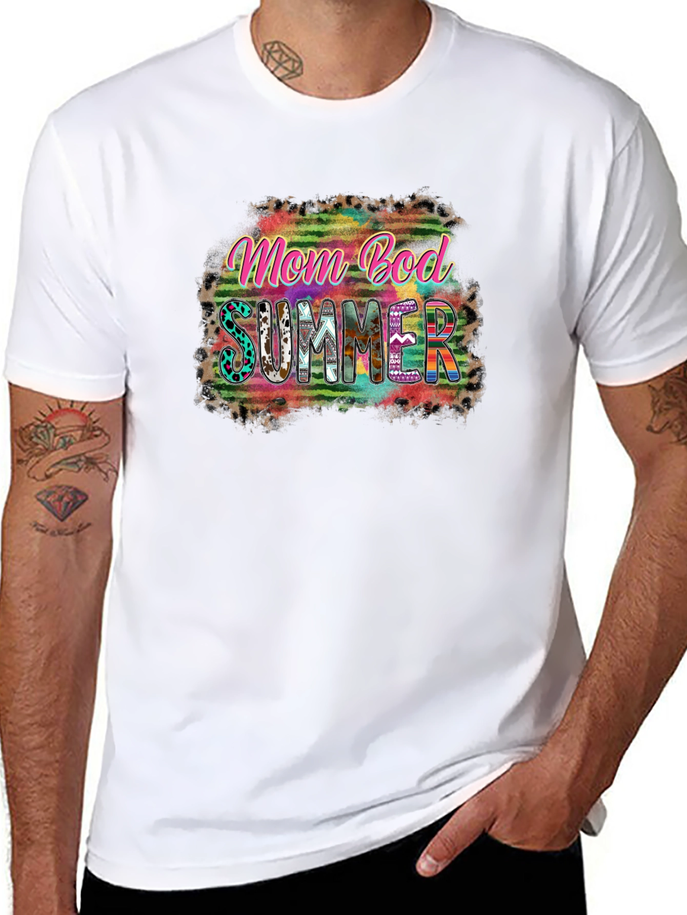 Mom Bod Summer Graphic T-Shirt