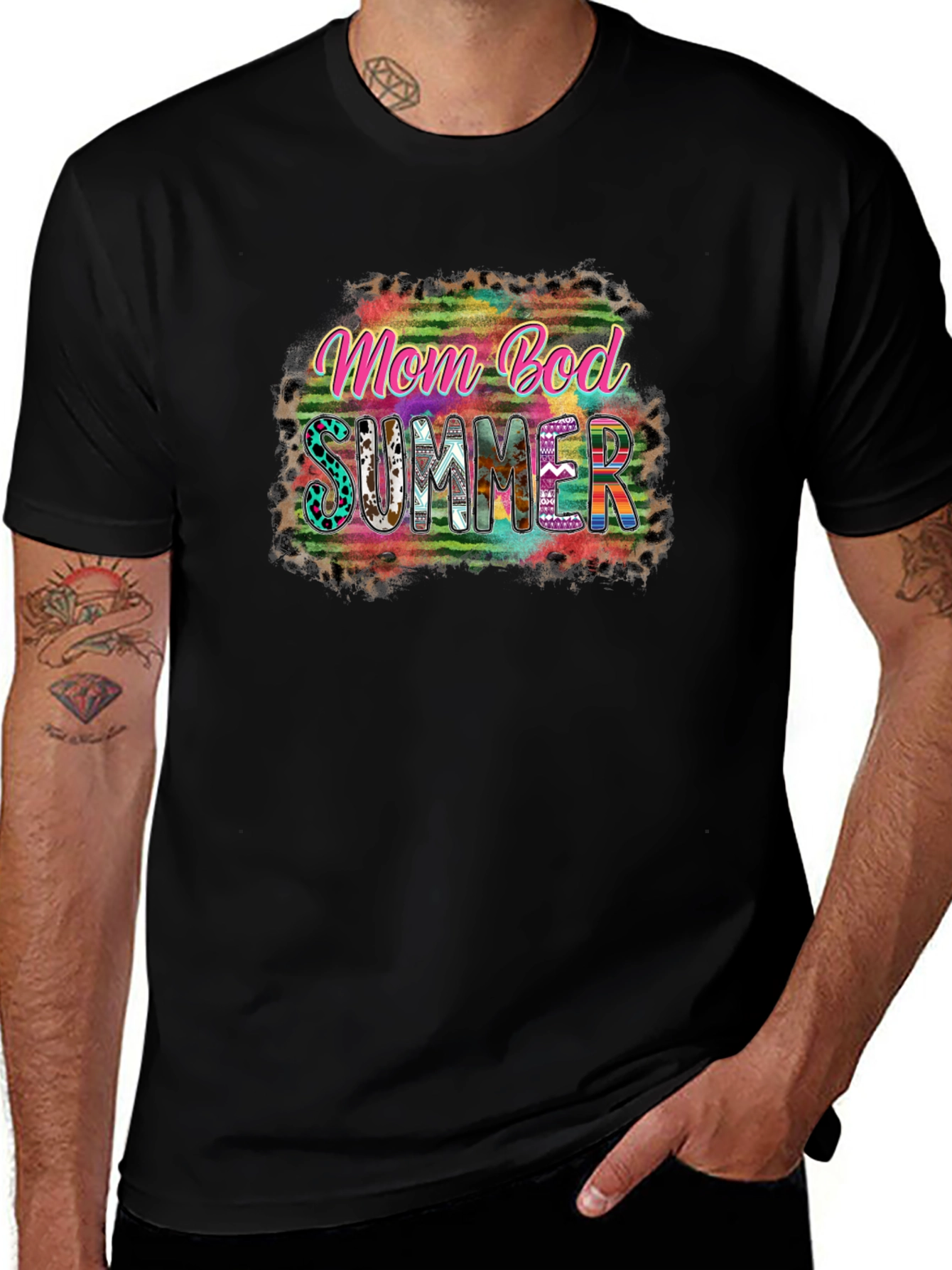 Mom Bod Summer Graphic T-Shirt