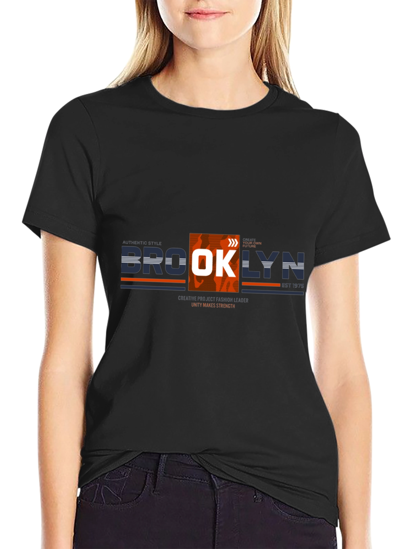 Brooklyn Graphic Print Crew Neck T-Shirt