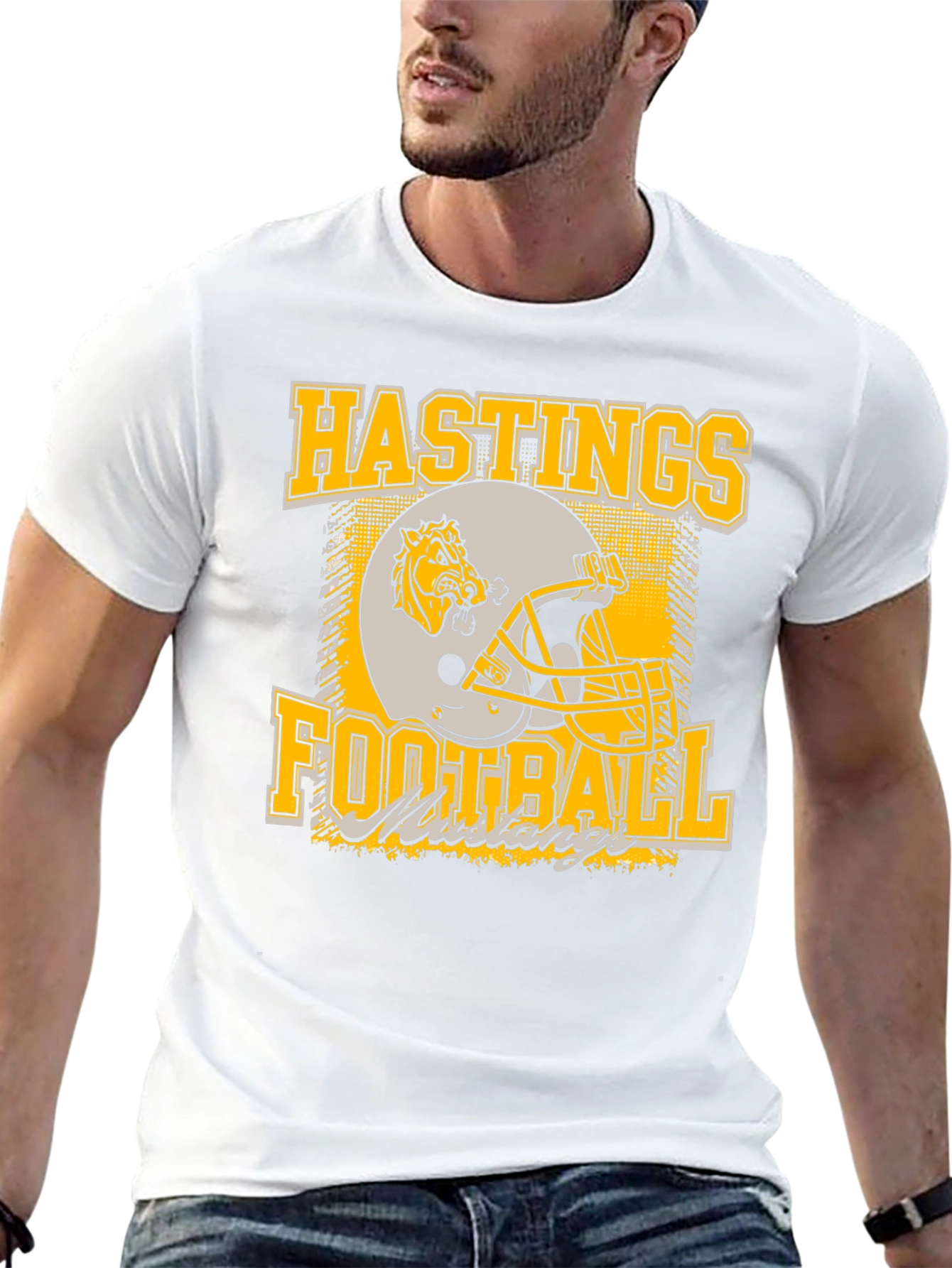 Hastings Football Mustangs T-Shirt