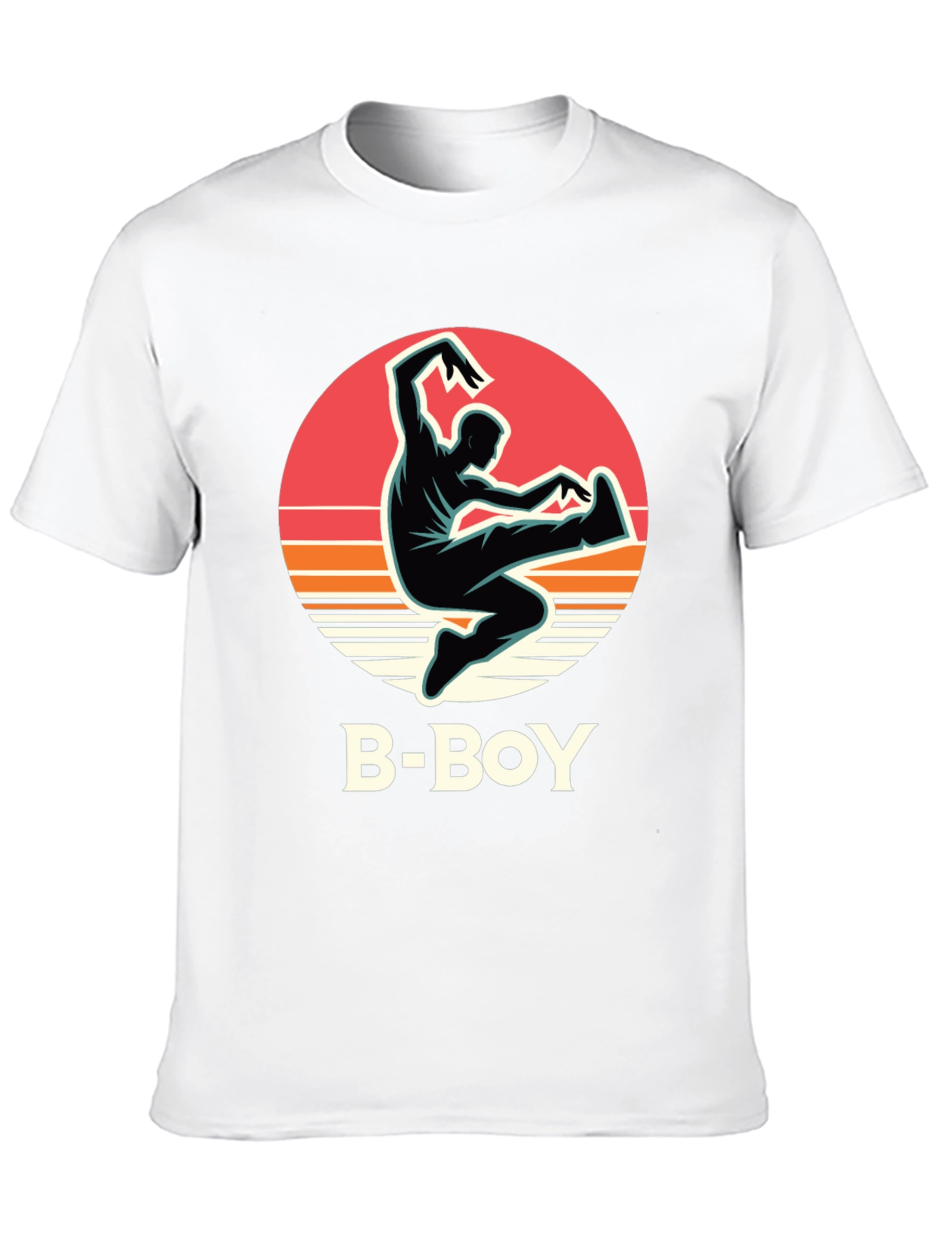 B-Boy Graphic Tee - Retro Dance Style