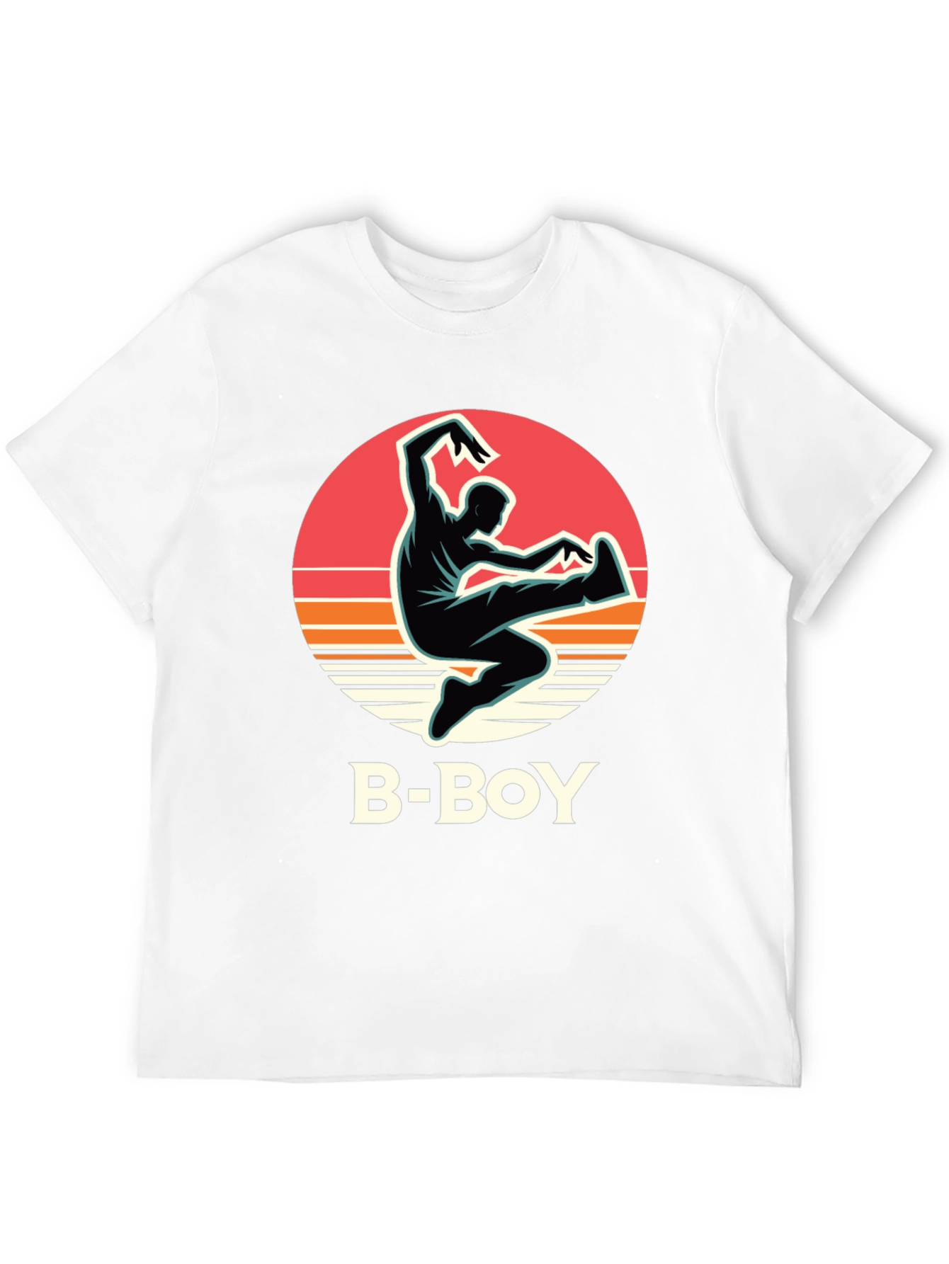 B-Boy Graphic Tee - Retro Dance Style