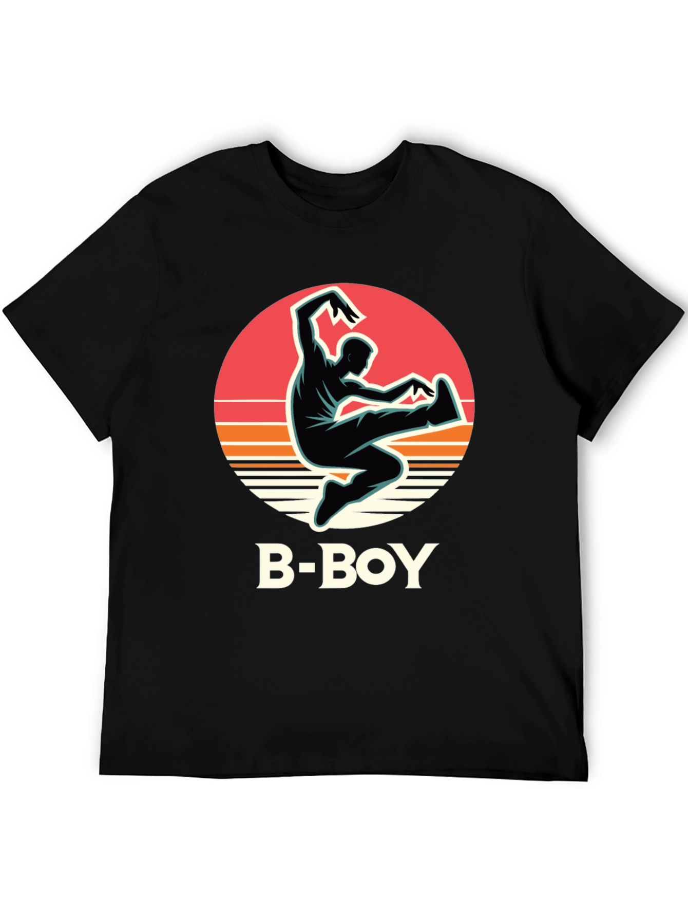 B-Boy Graphic Tee - Retro Dance Style