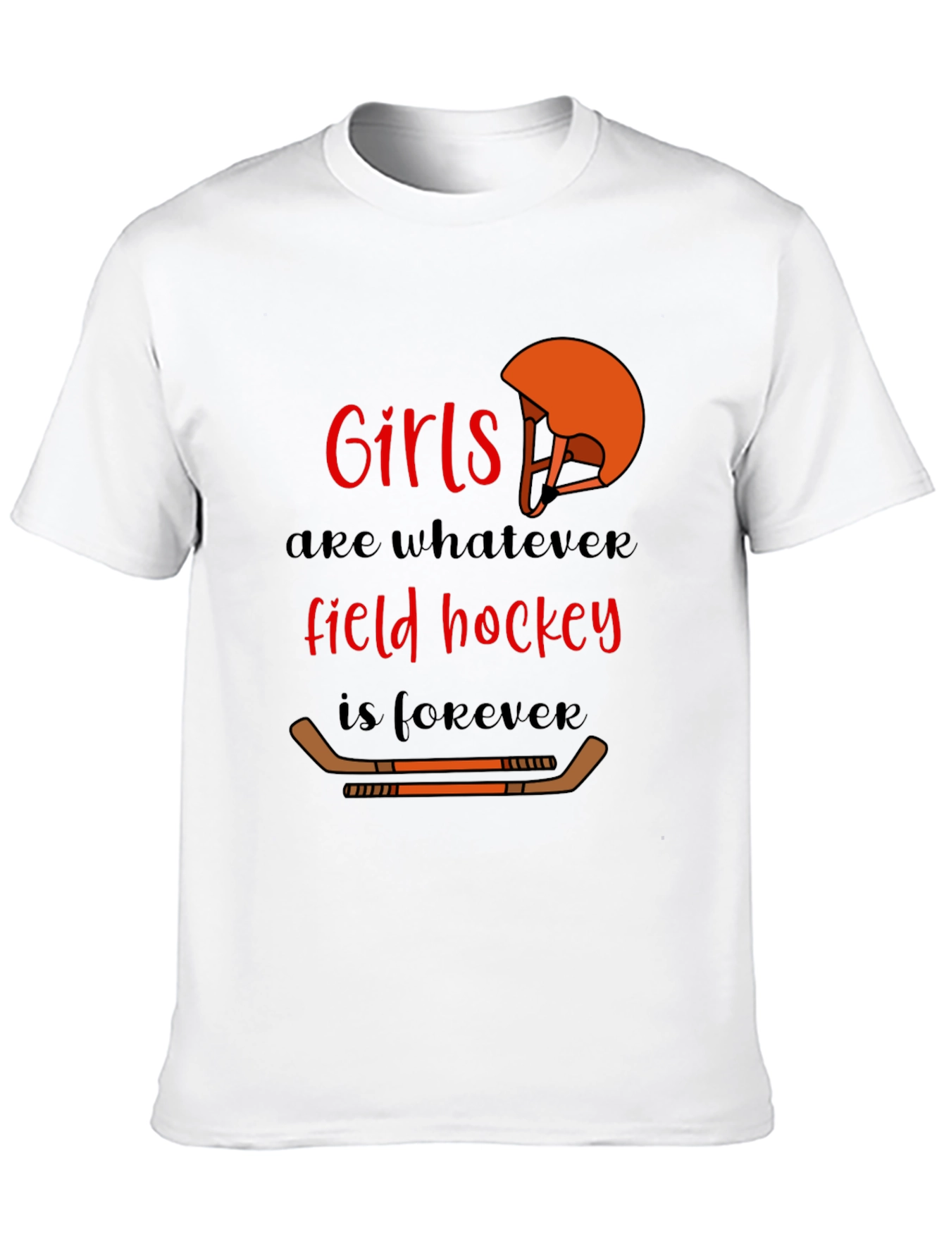 Girls Field Hockey Forever T-Shirt