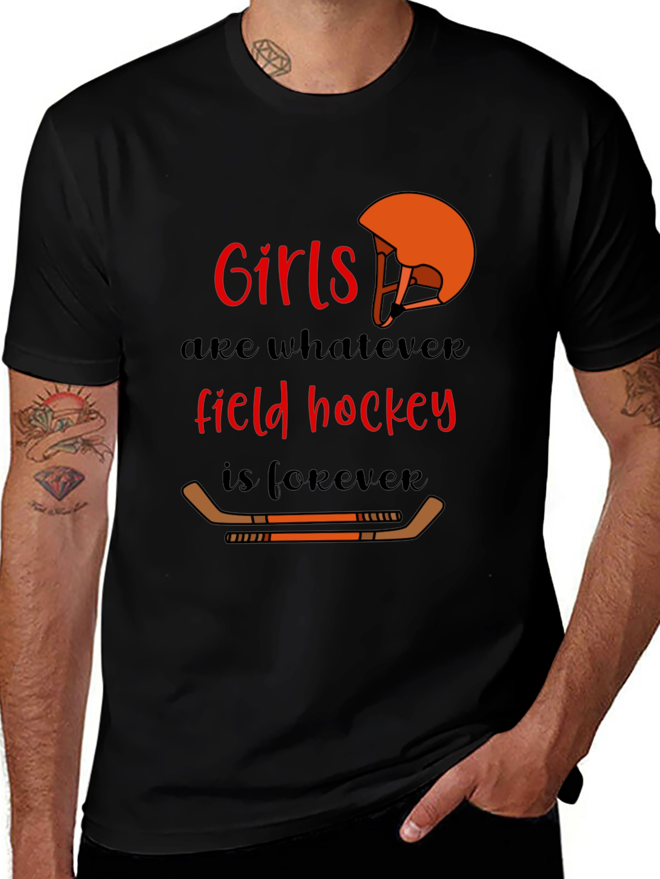 Girls Field Hockey Forever T-Shirt