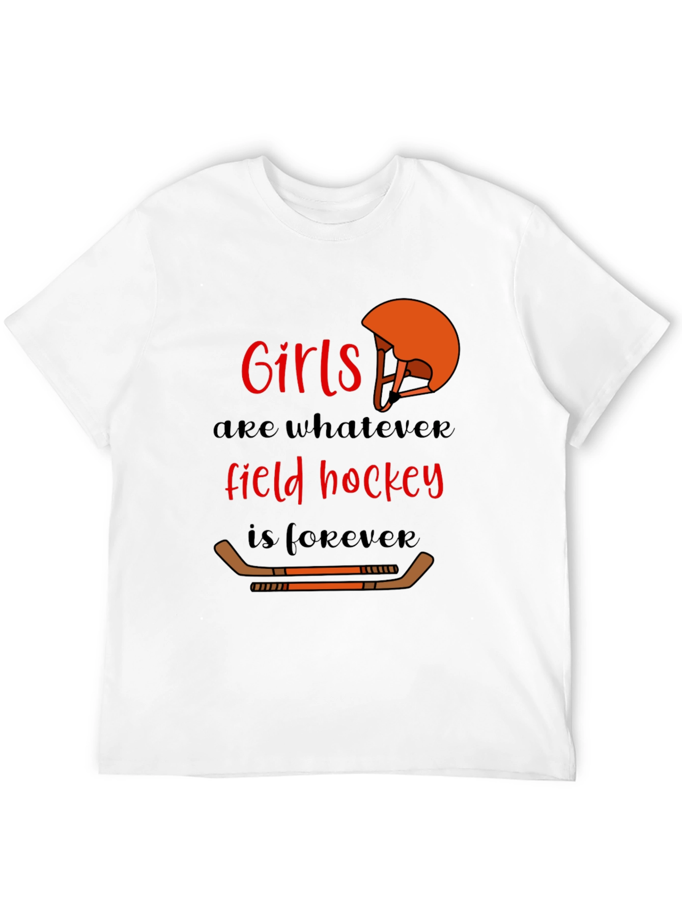 Girls Field Hockey Forever T-Shirt