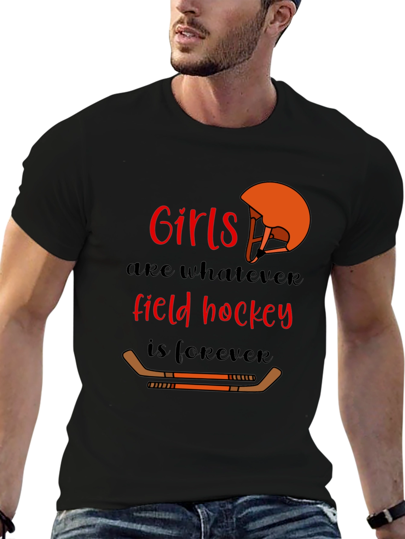 Girls Field Hockey Forever T-Shirt