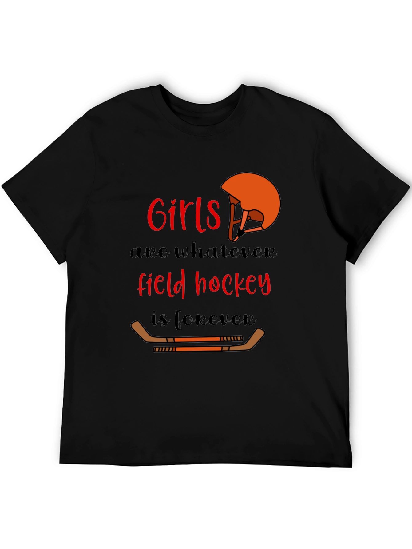 Girls Field Hockey Forever T-Shirt