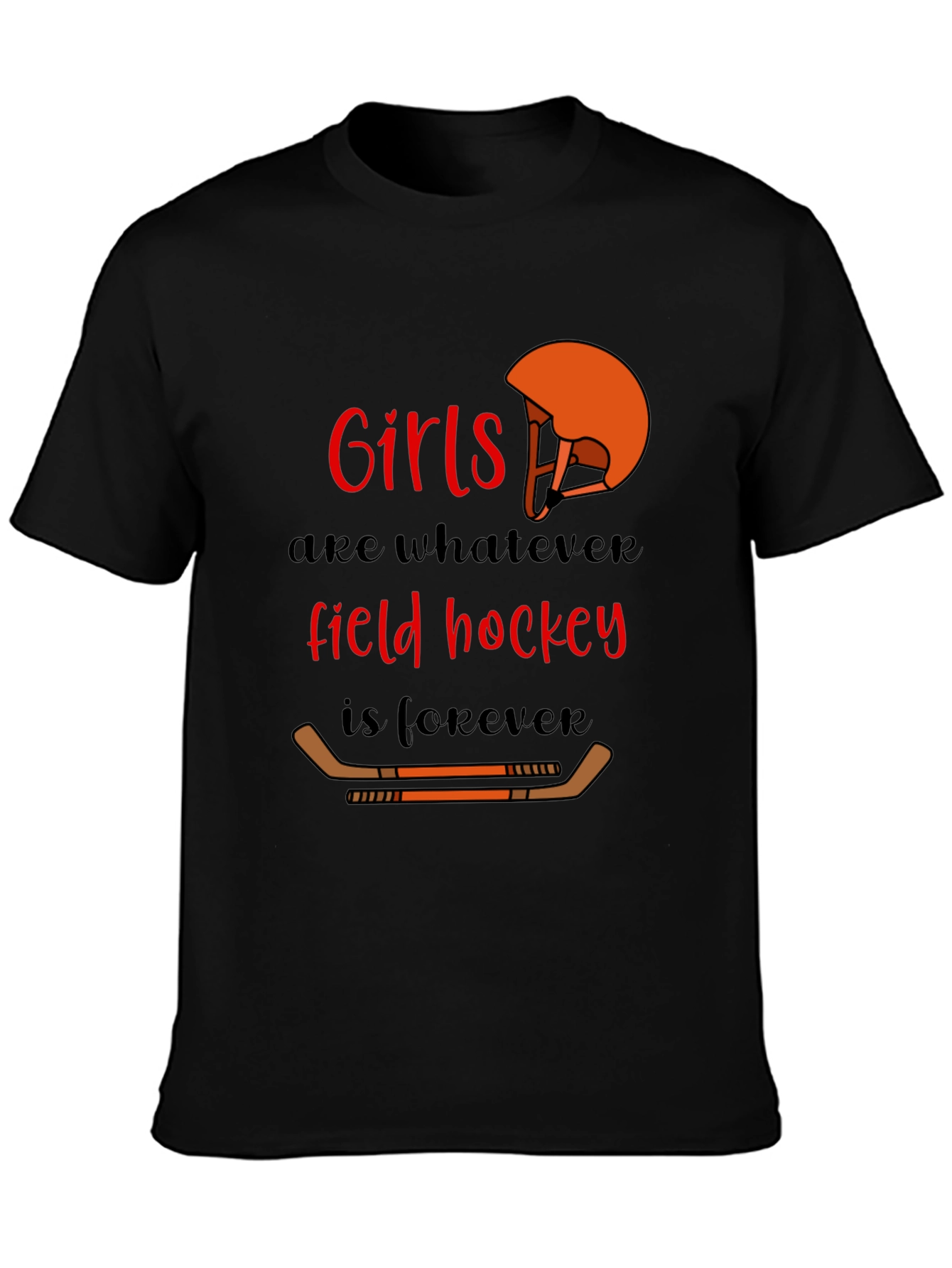 Girls Field Hockey Forever T-Shirt