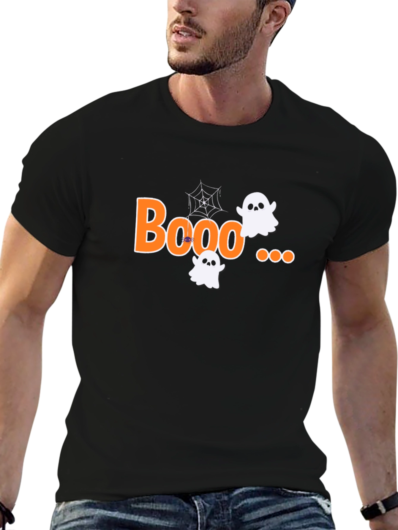 Halloween Ghost T-Shirt - Spooky Season Tee