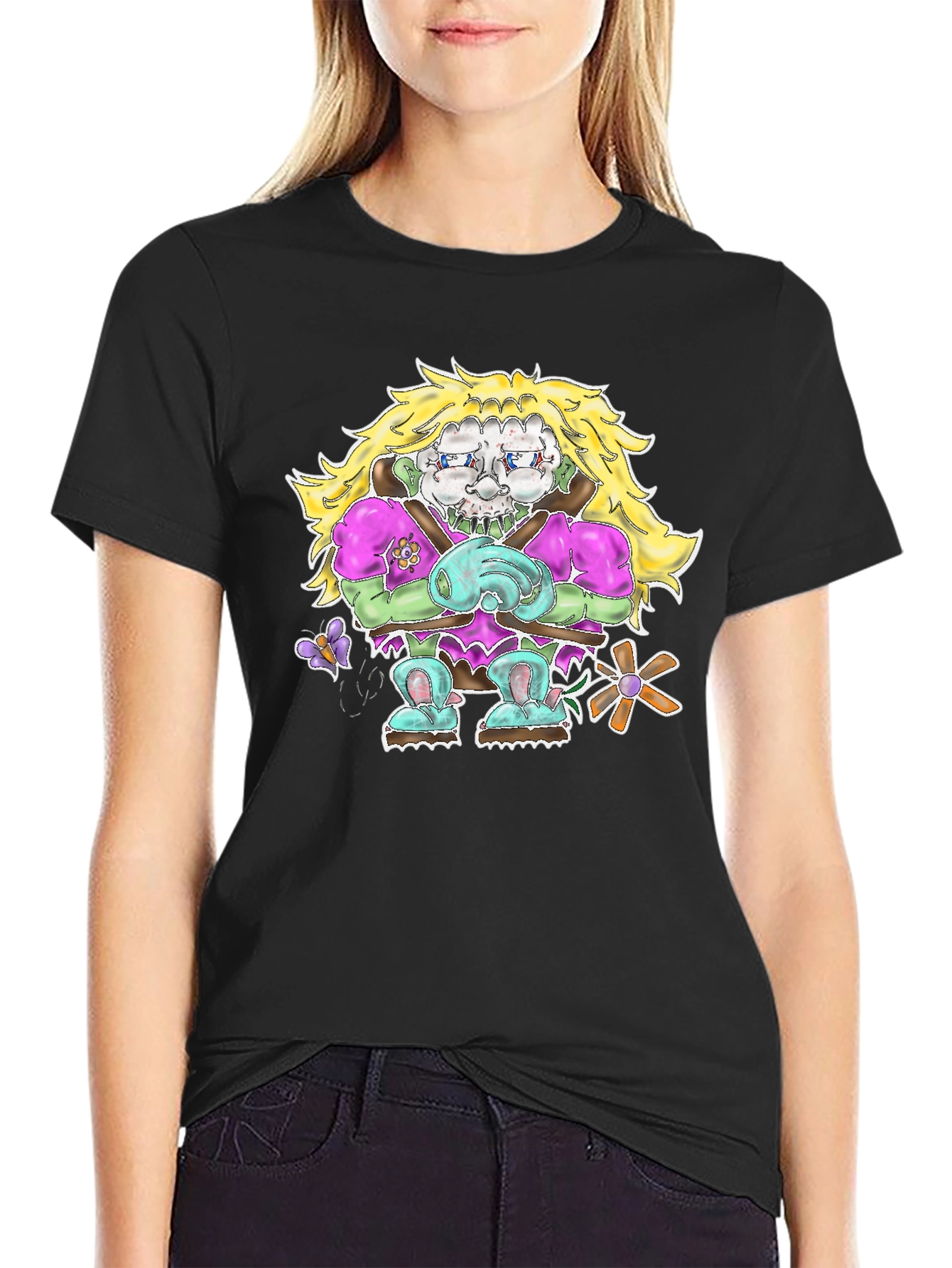 Zombie Girl Graphic T-Shirt - Unique & Fun