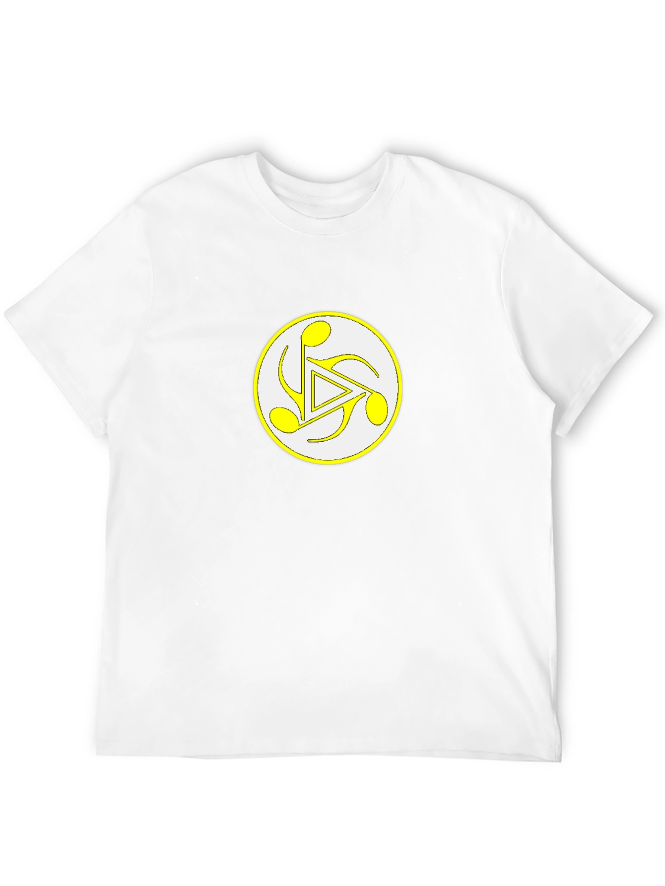 Musical Symbol Graphic Black T-Shirt