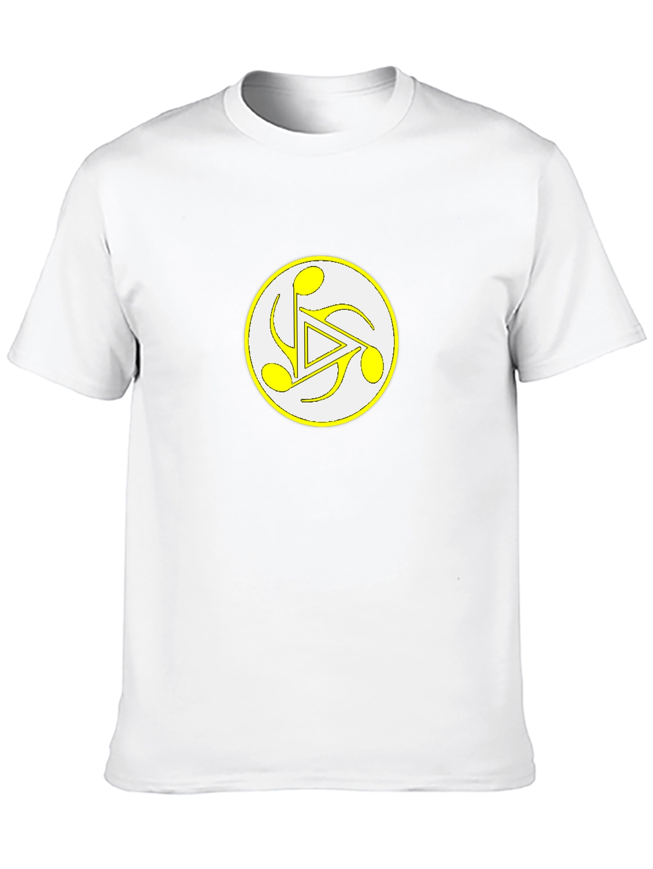 Musical Symbol Graphic Black T-Shirt