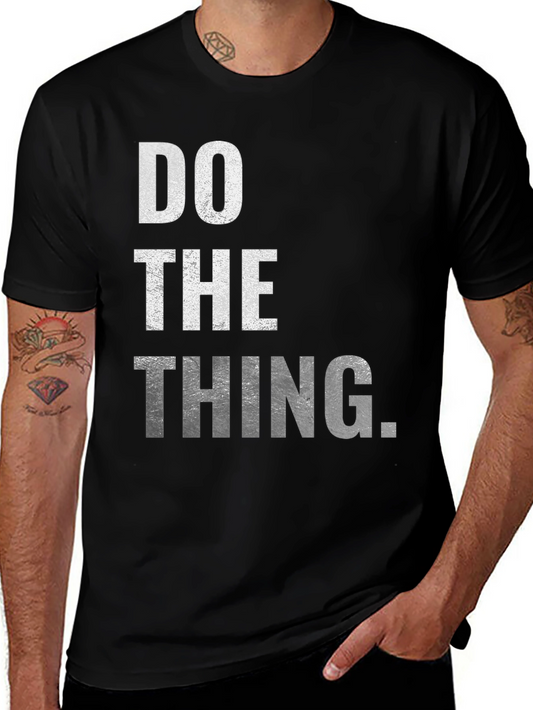 Do The Thing Graphic Tee - Black