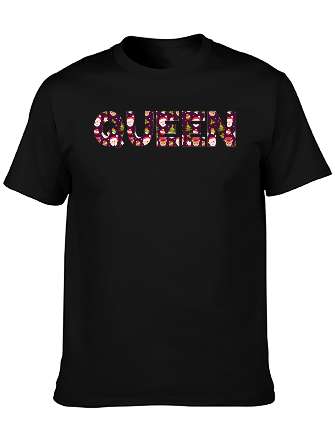 Queen Christmas Pattern T-Shirt