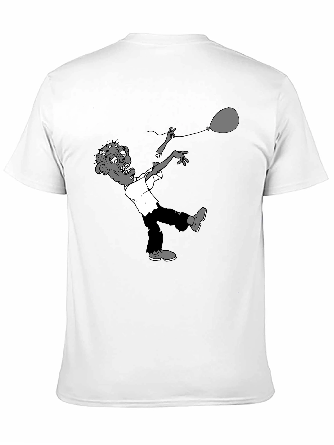 Zombie Balloon Graphic Tee - Black T-Shirt