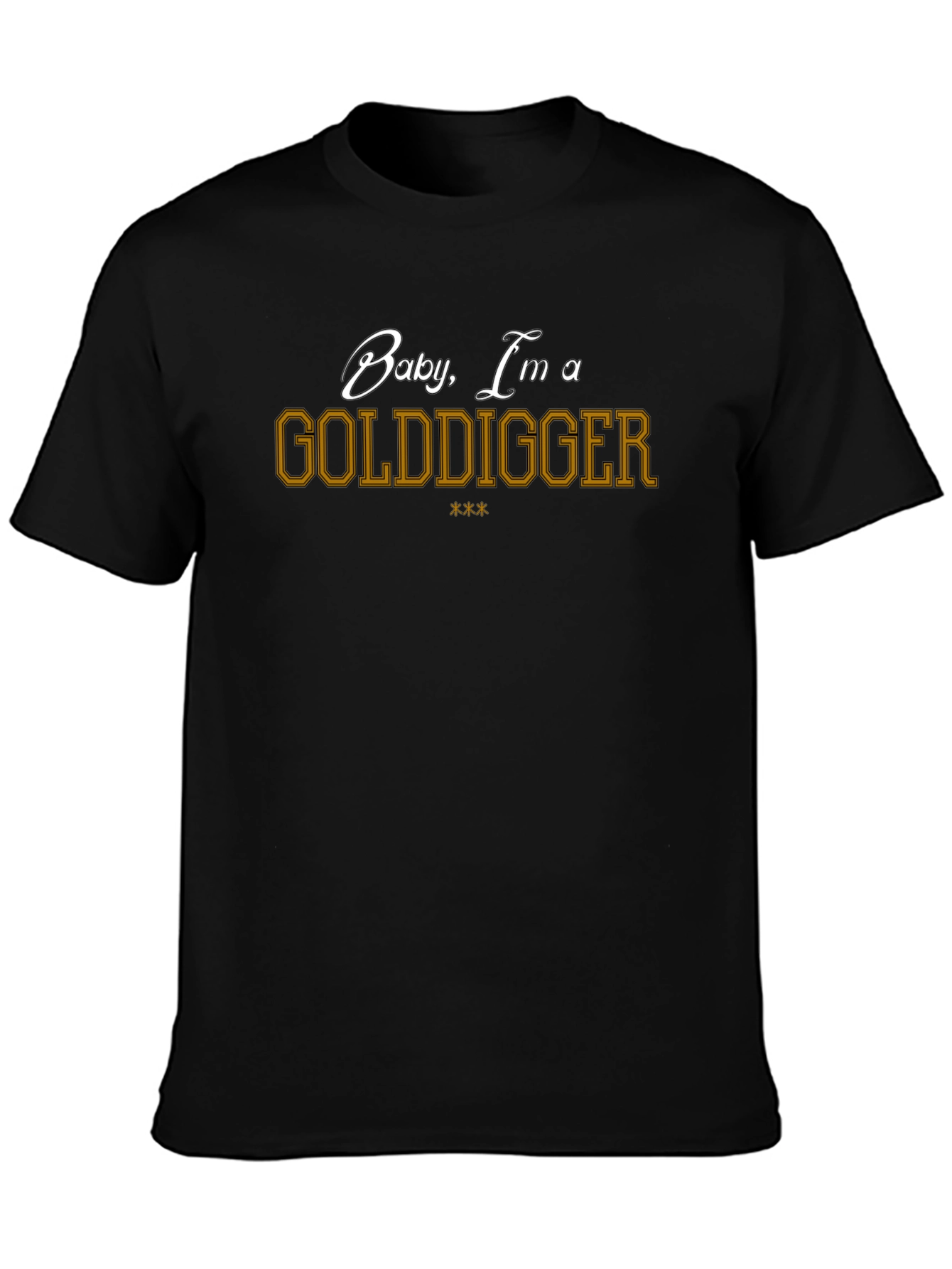 Golddigger Statement Graphic Tee - Mens Short Sleeve