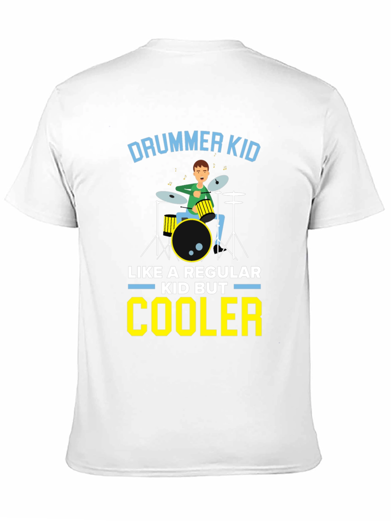 Drummer Kid T-Shirt - Cool Musical Design