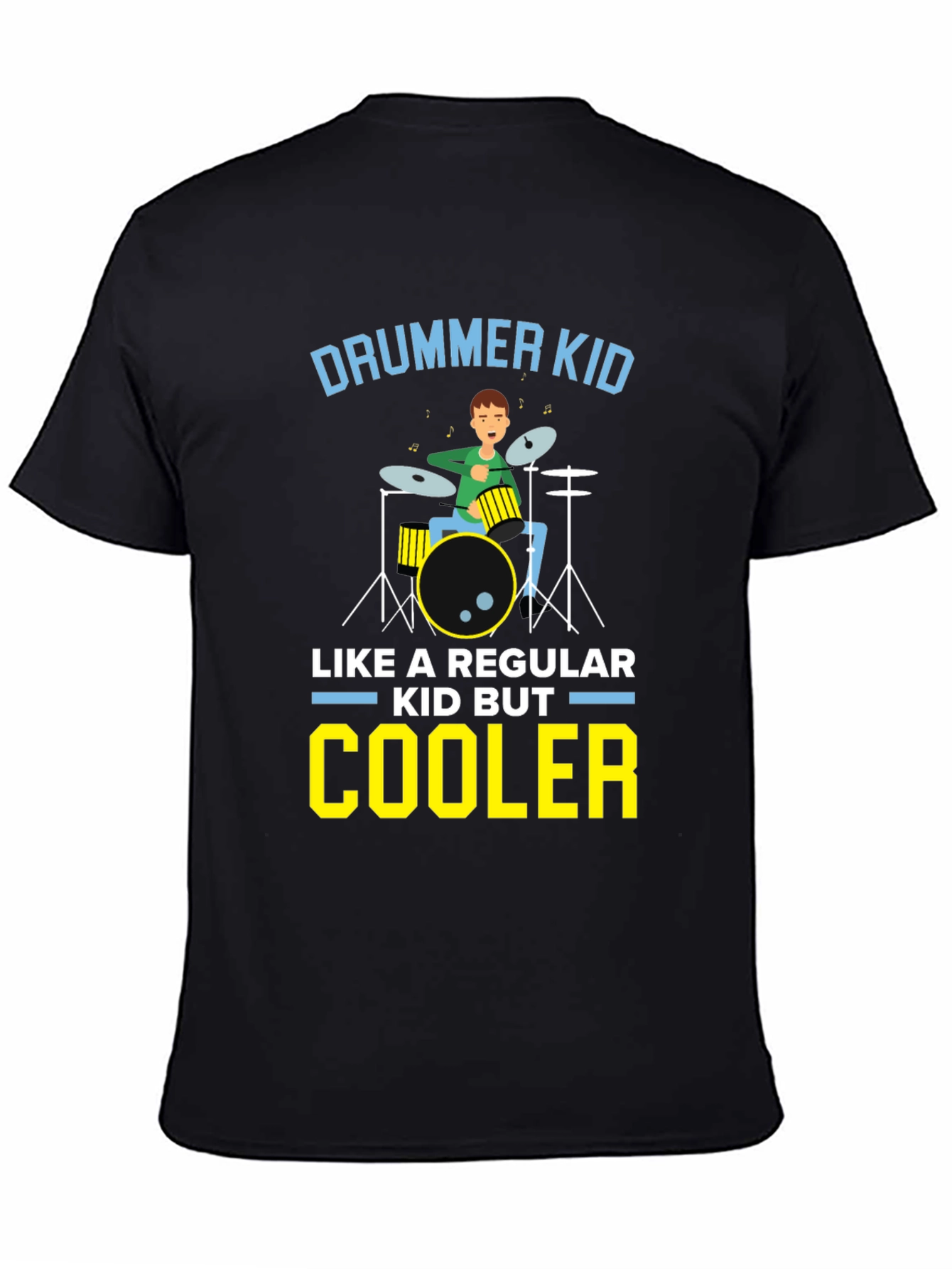 Drummer Kid T-Shirt - Cool Musical Design