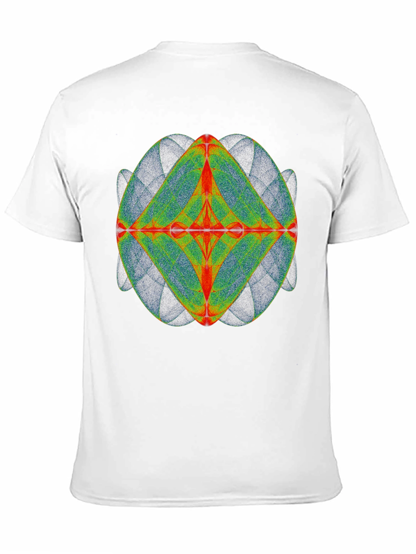 Geometric Design Tee - Black Cotton Blend