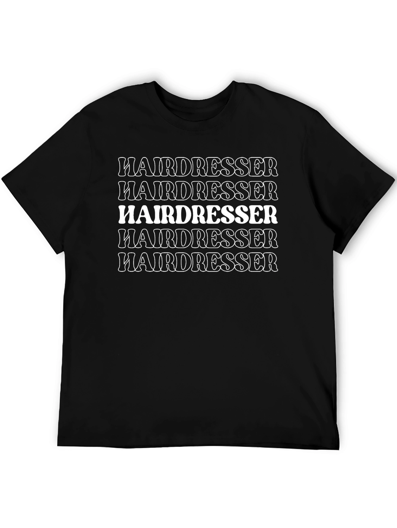 Hairdresser Graphic T-Shirt - Black
