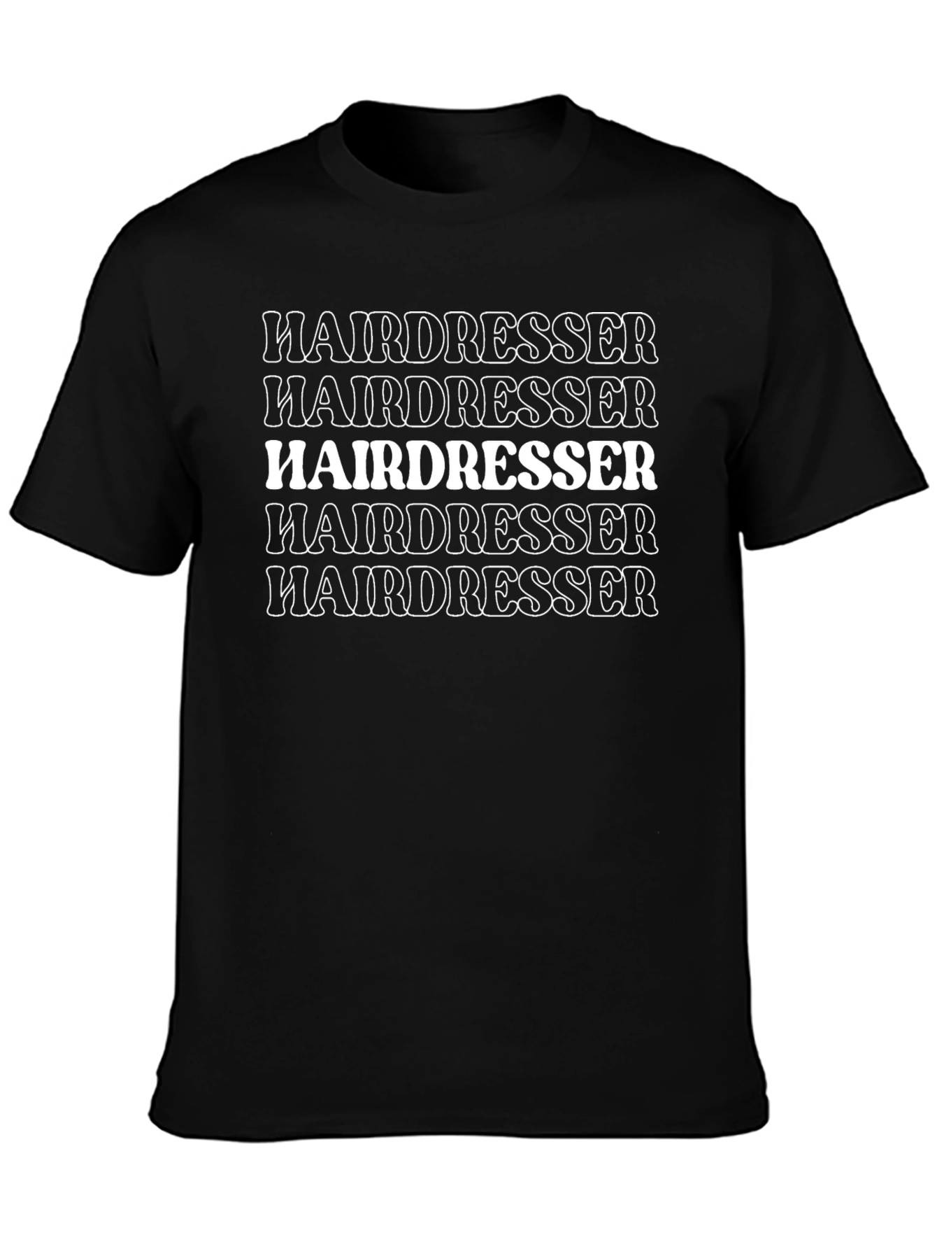 Hairdresser Graphic T-Shirt - Black