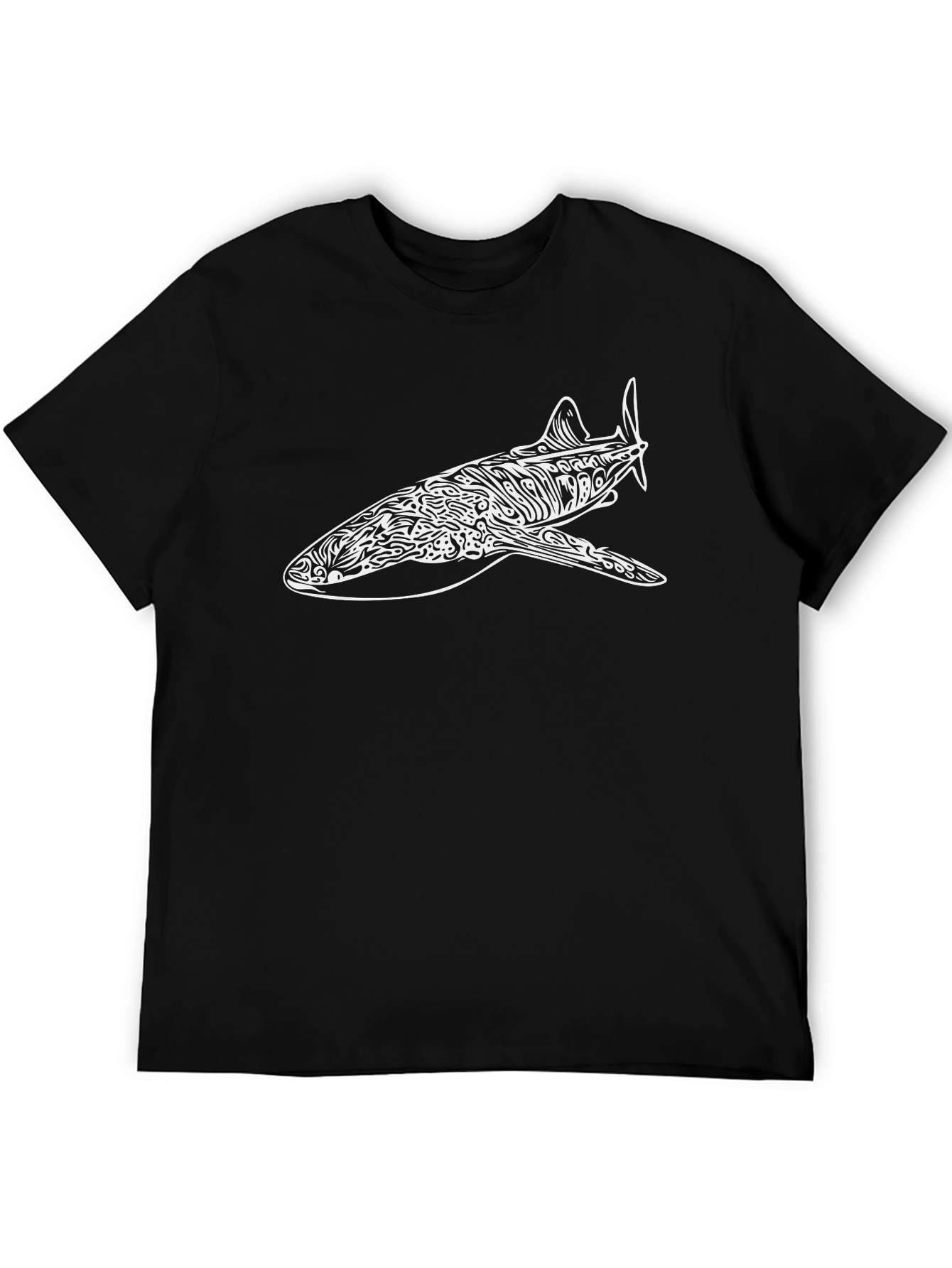 Cool Black T-Shirt with Airplane Graphic