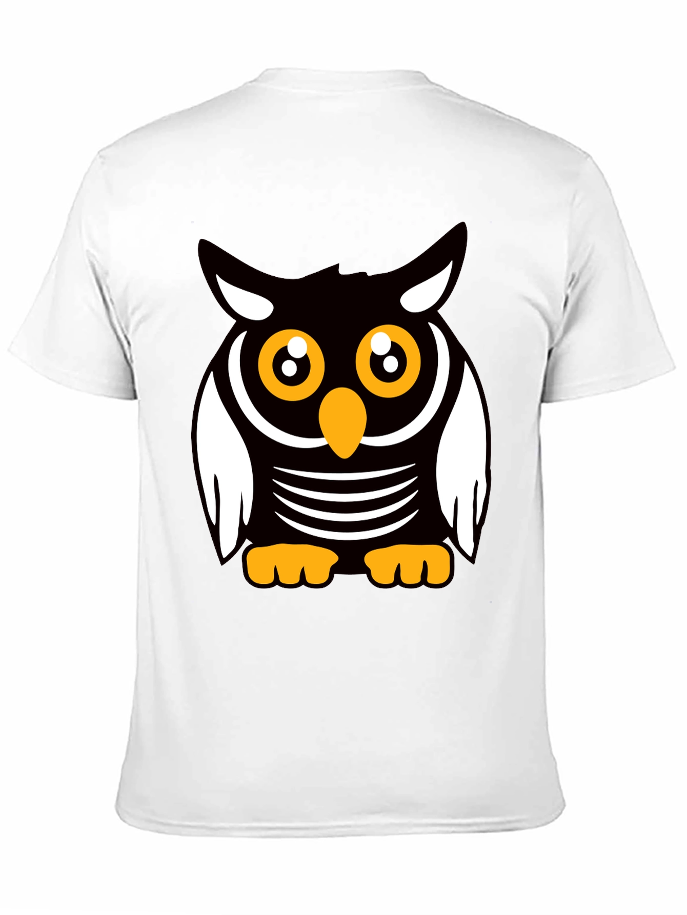 Cute Cartoon Owl Graphic T-Shirt