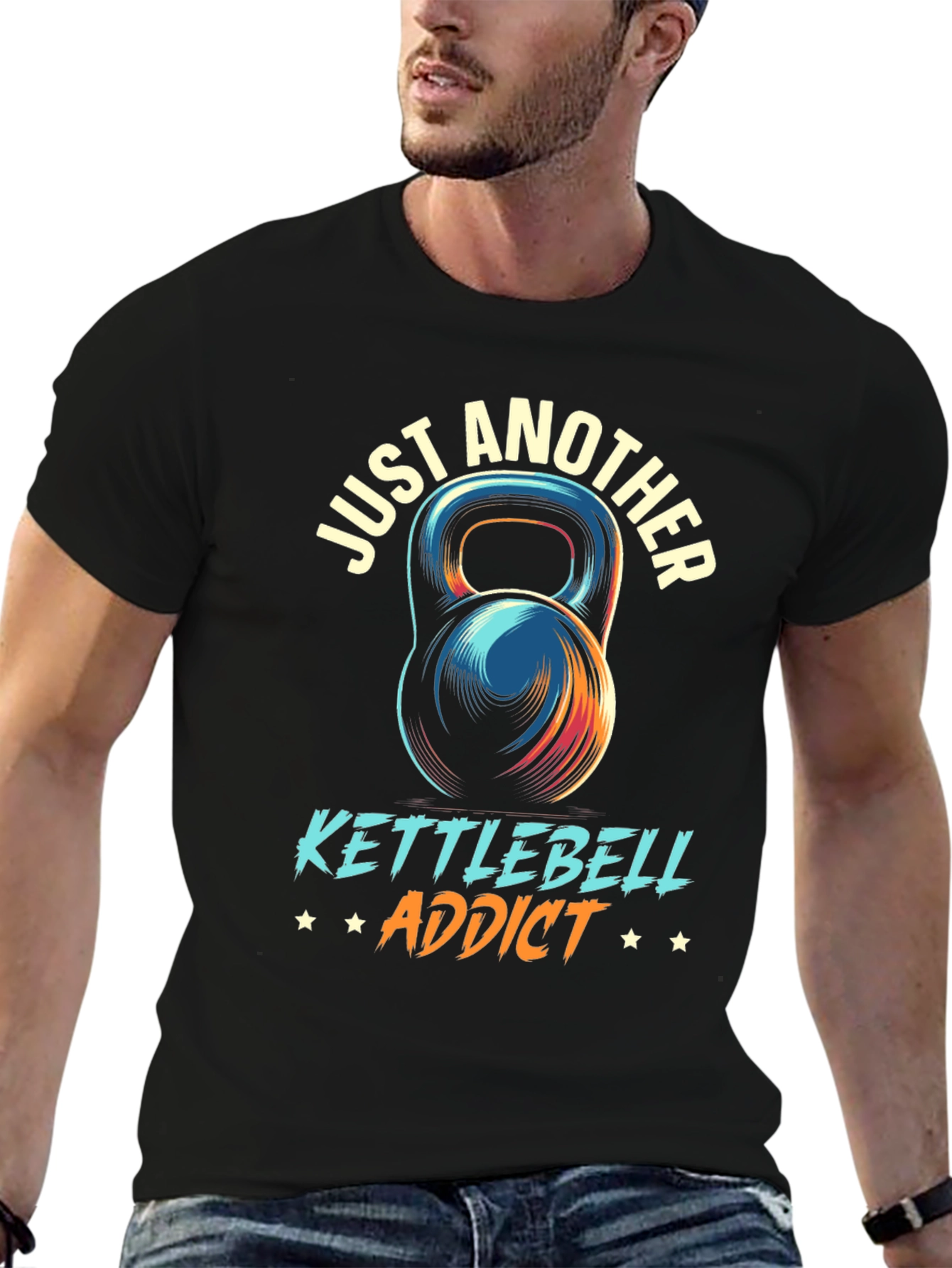 Kettlebell Addict Graphic T-Shirt