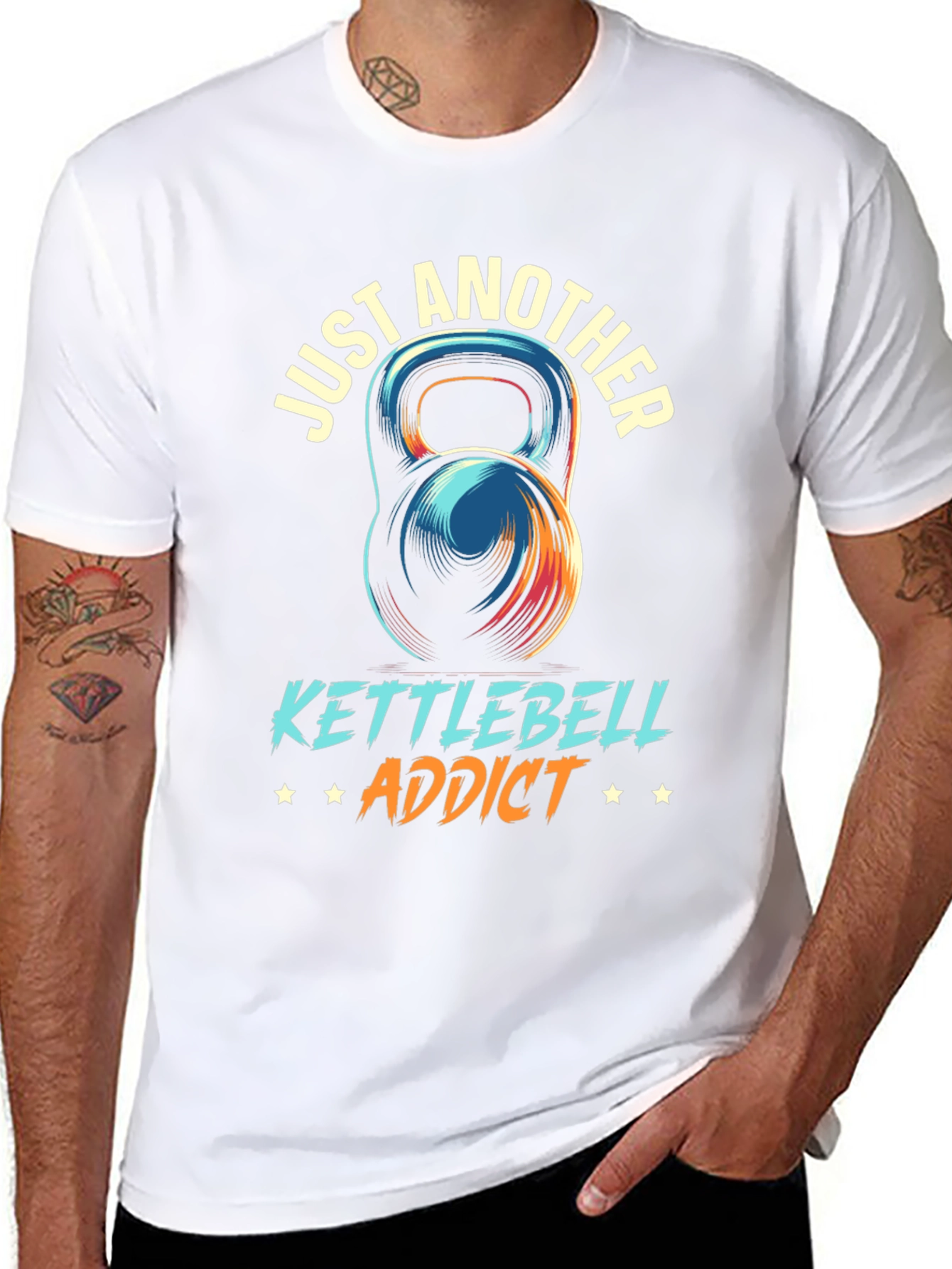 Kettlebell Addict Graphic T-Shirt