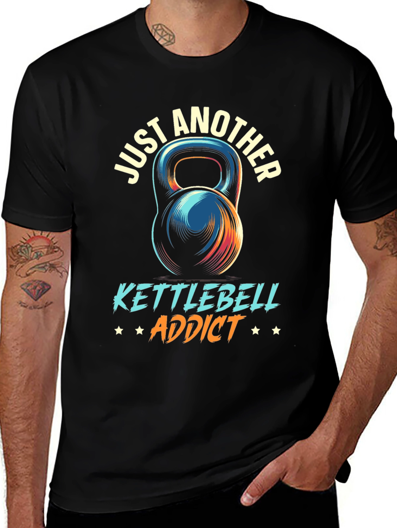 Kettlebell Addict Graphic T-Shirt