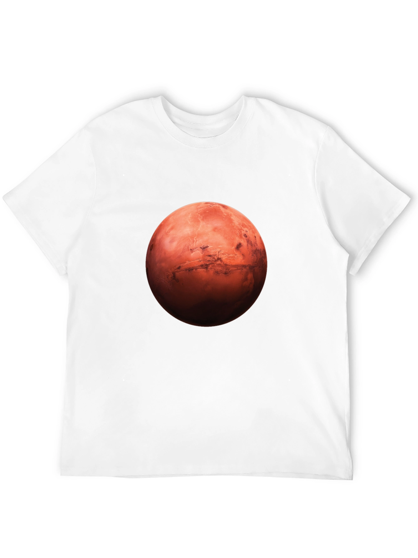 Mars Graphic Print Black T-Shirt