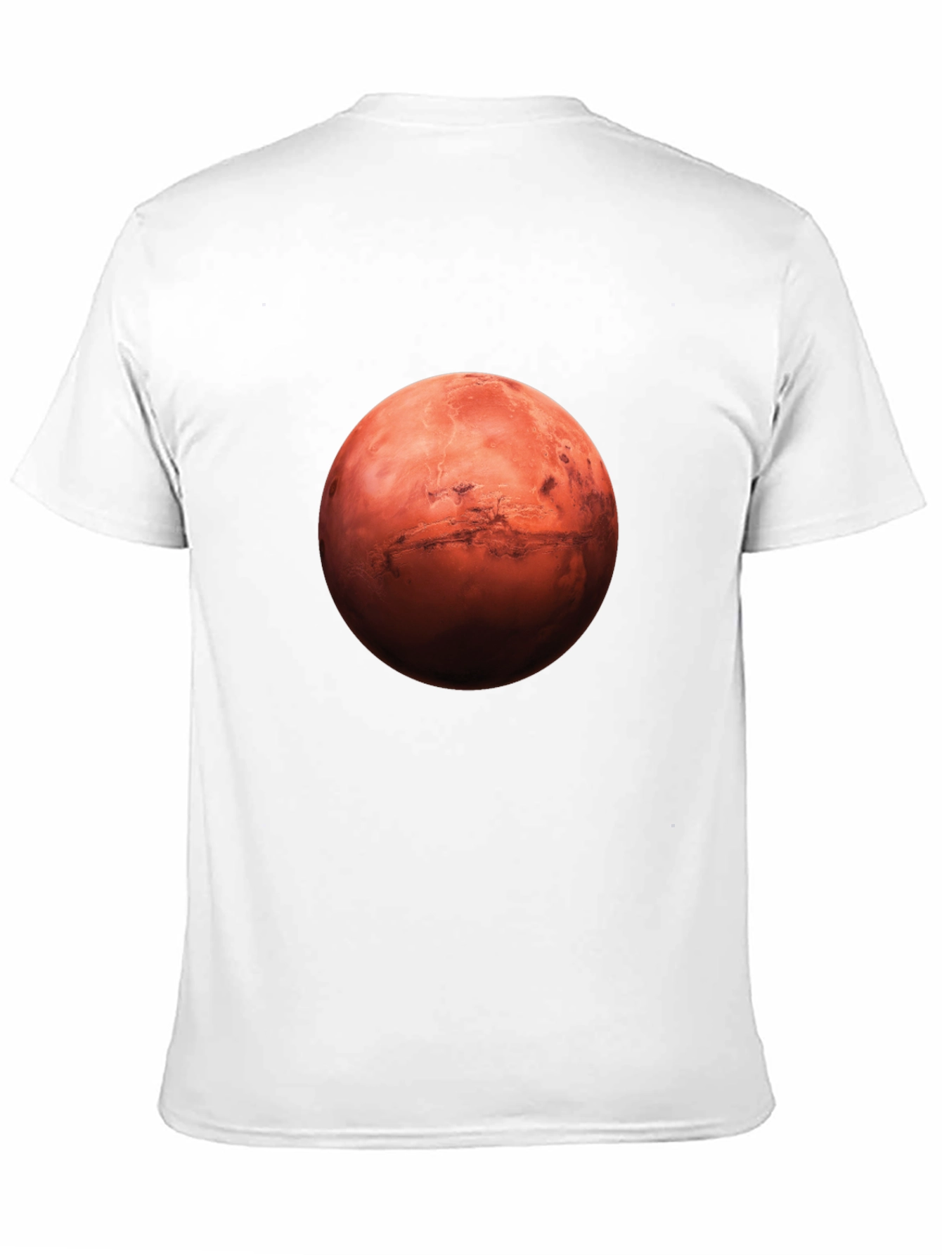 Mars Graphic Print Black T-Shirt