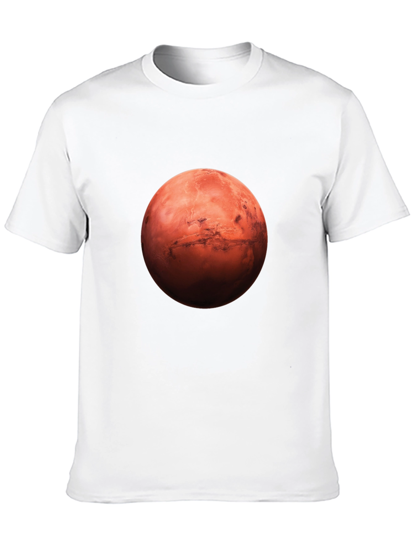 Mars Graphic Print Black T-Shirt