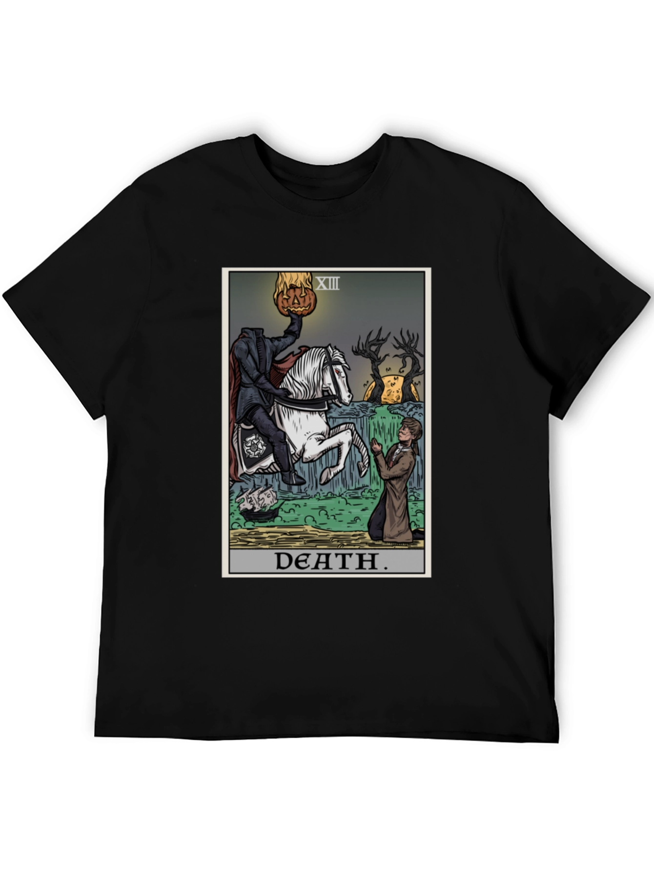 Headless Horseman Tarot Card T-Shirt
