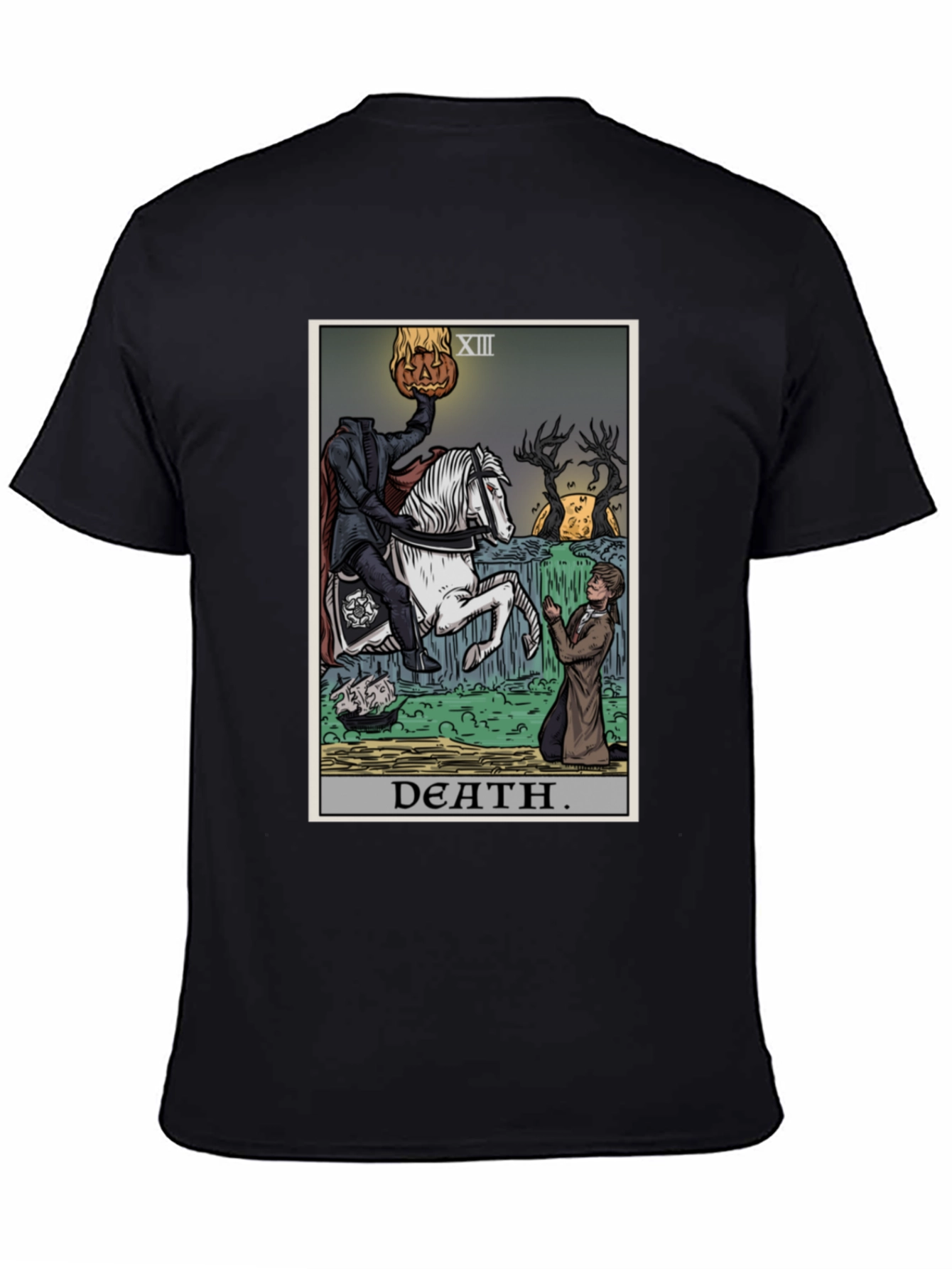 Headless Horseman Tarot Card T-Shirt