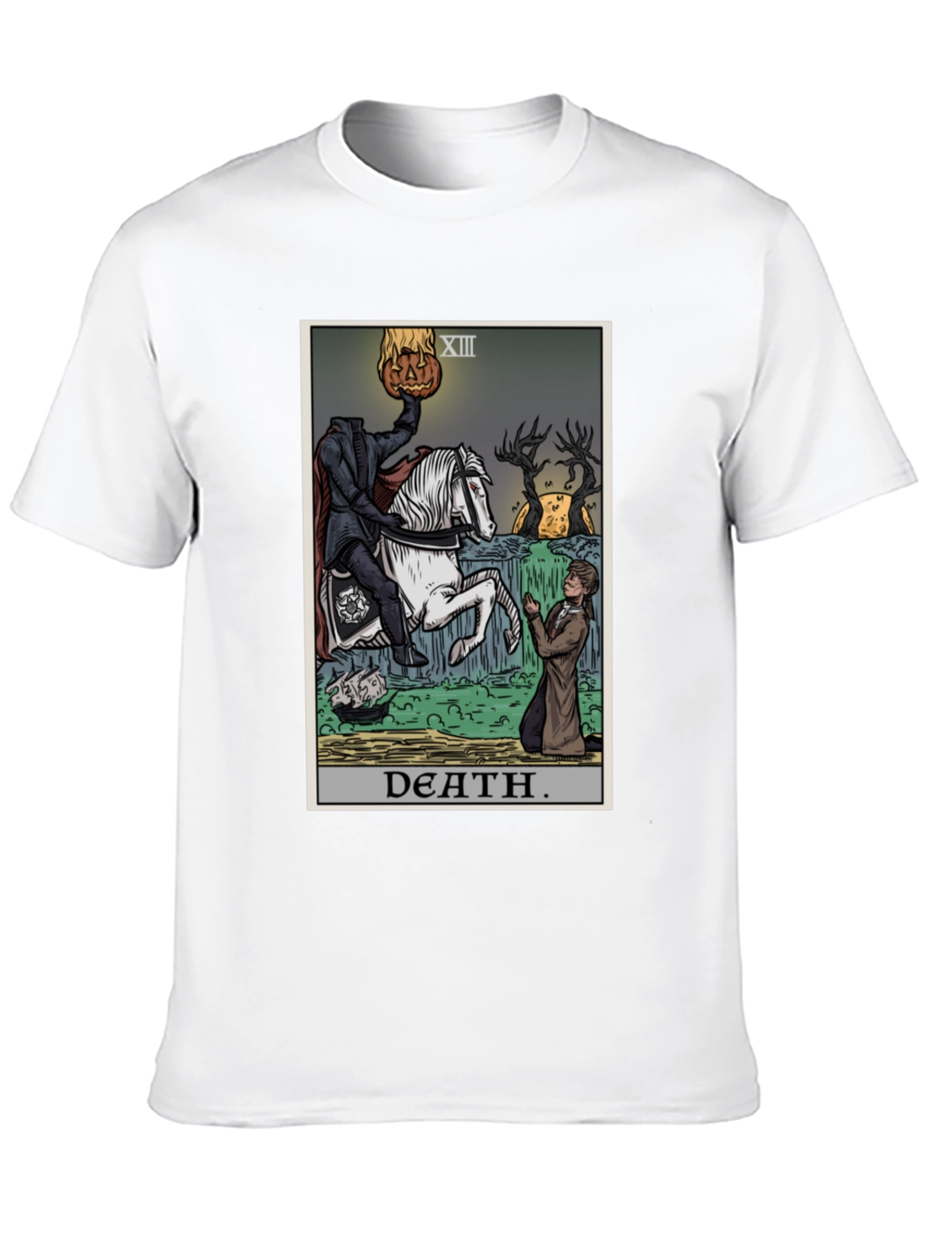Headless Horseman Tarot Card T-Shirt