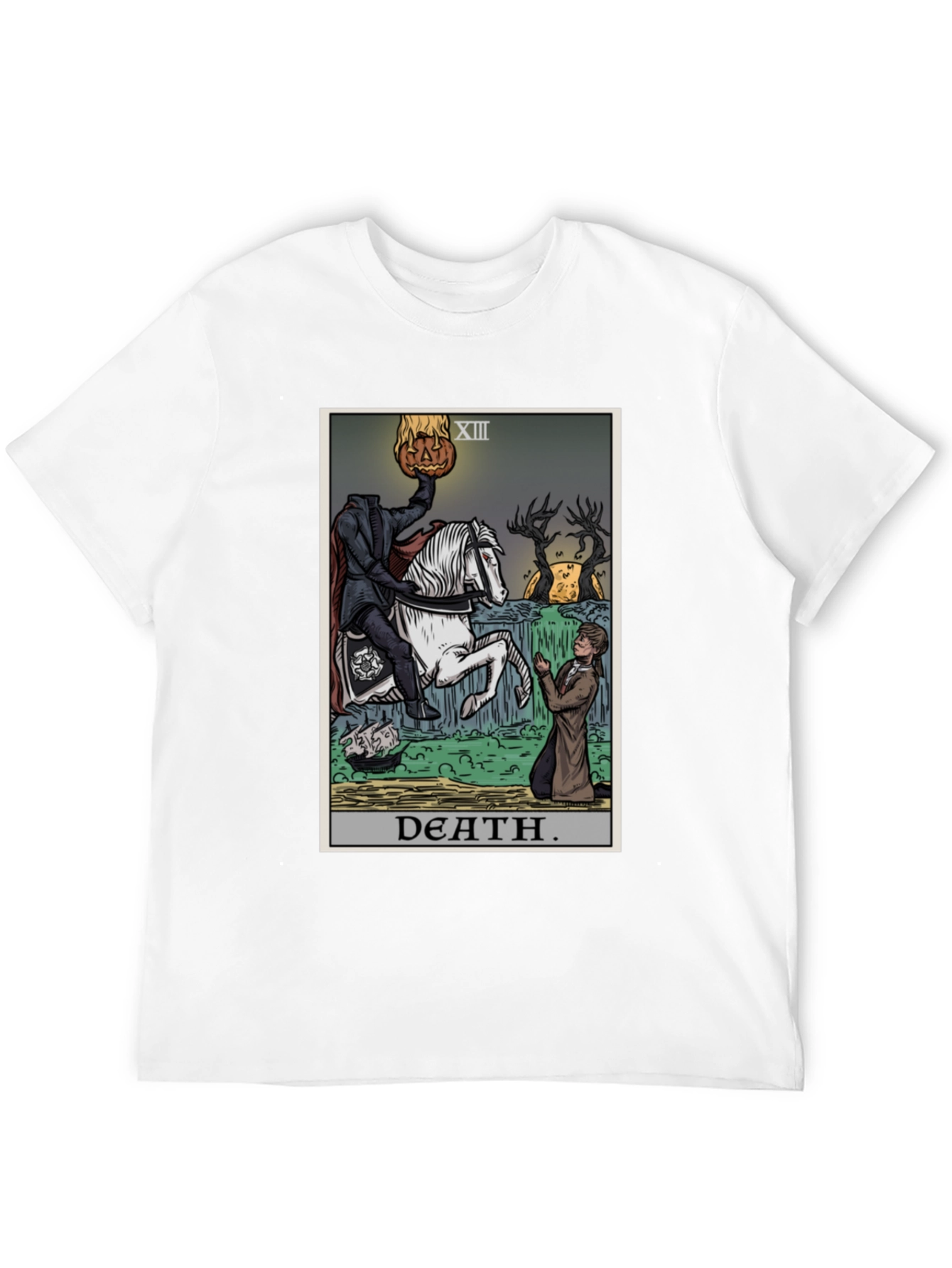 Headless Horseman Tarot Card T-Shirt