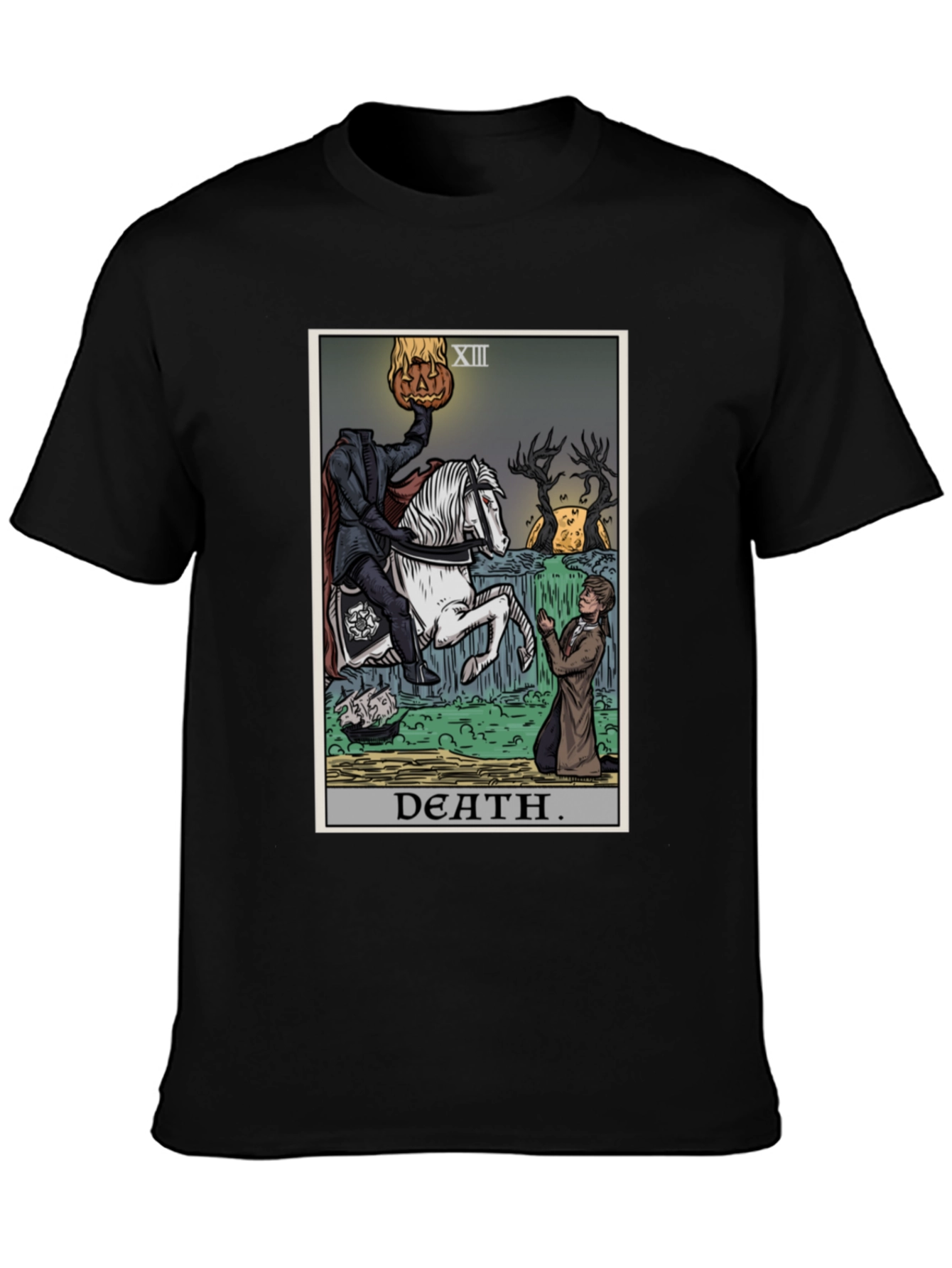 Headless Horseman Tarot Card T-Shirt