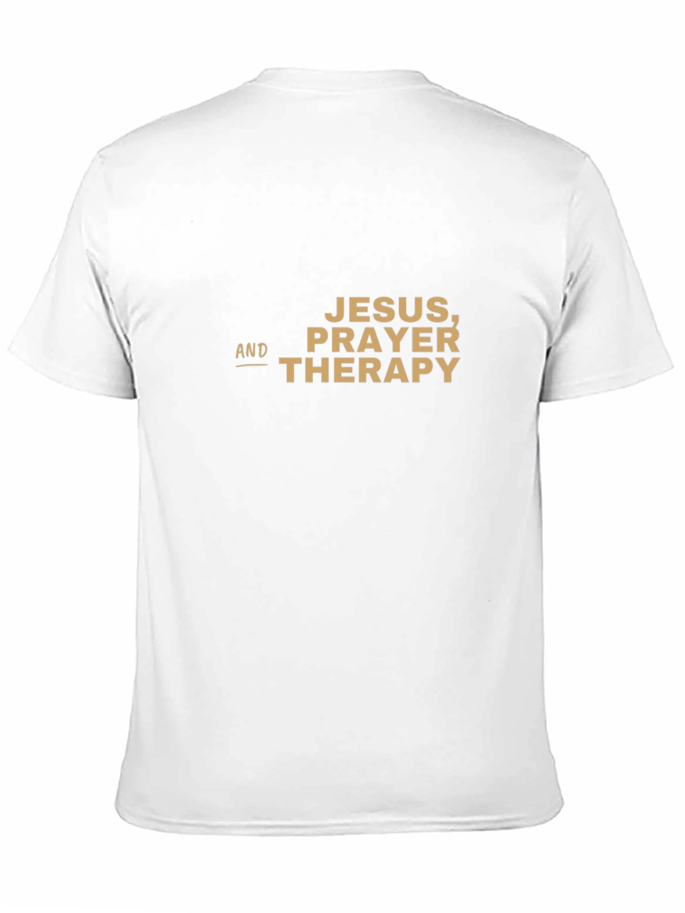 Jesus Prayer & Therapy T-Shirt - Religious Graphic Tee