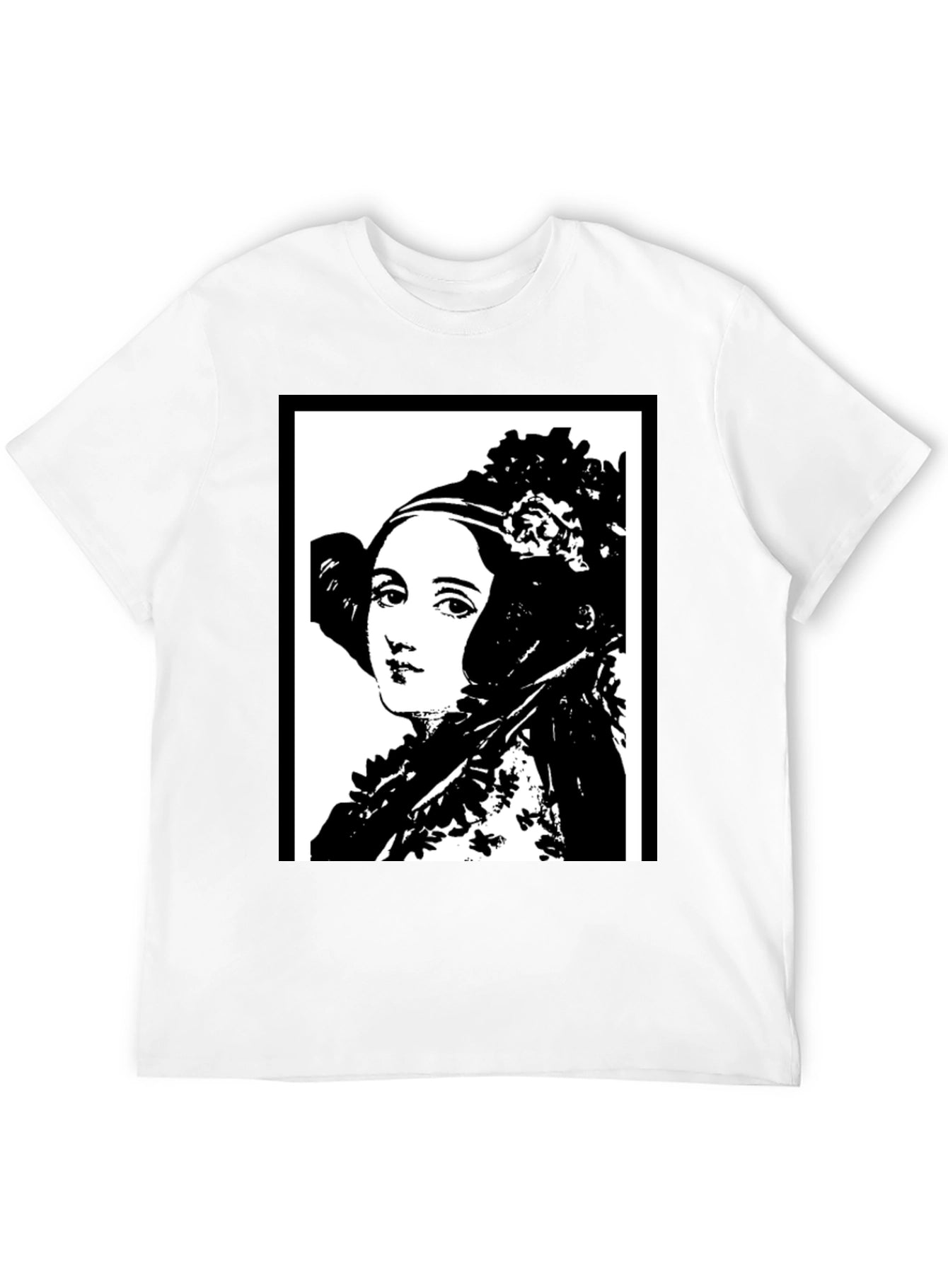 Ada Lovelace Portrait Graphic Tee - Black