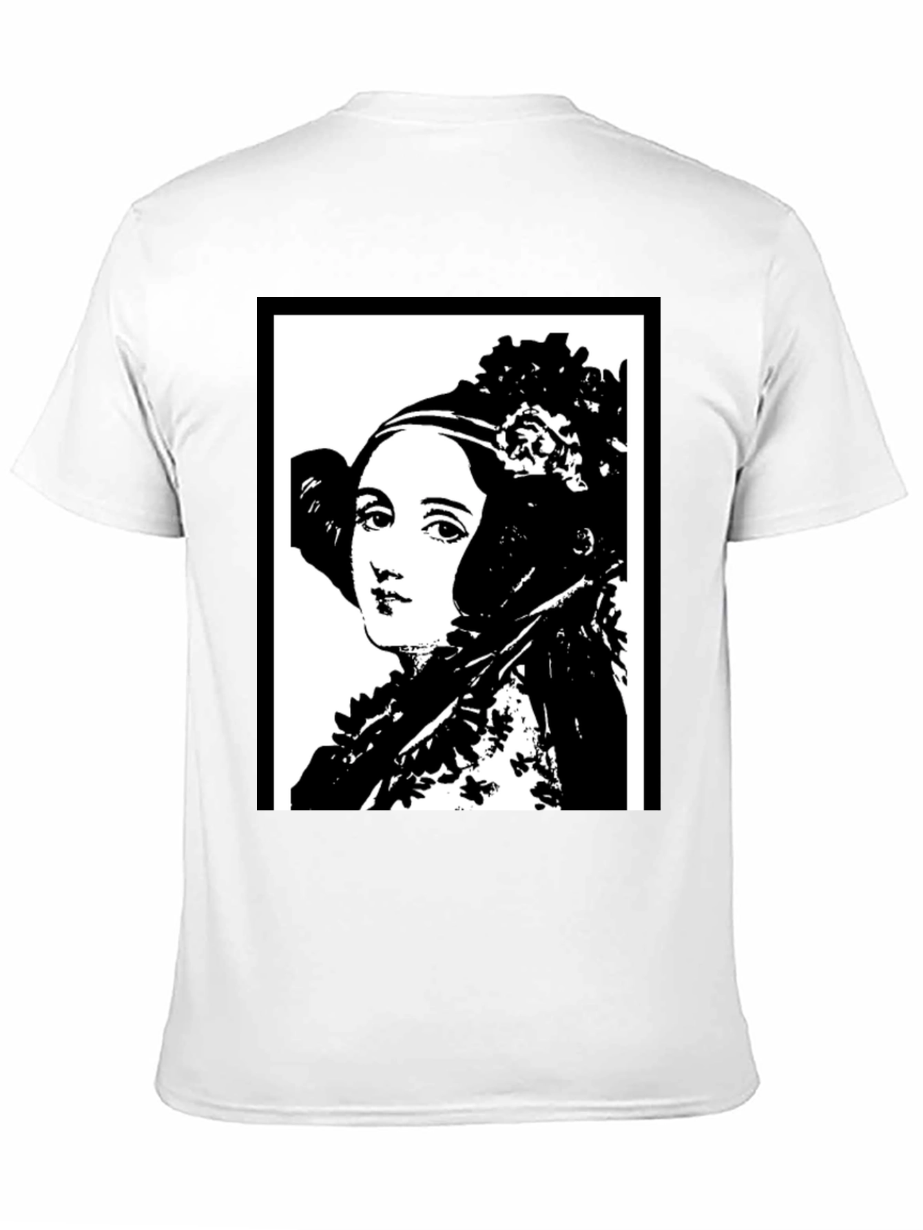 Ada Lovelace Portrait Graphic Tee - Black