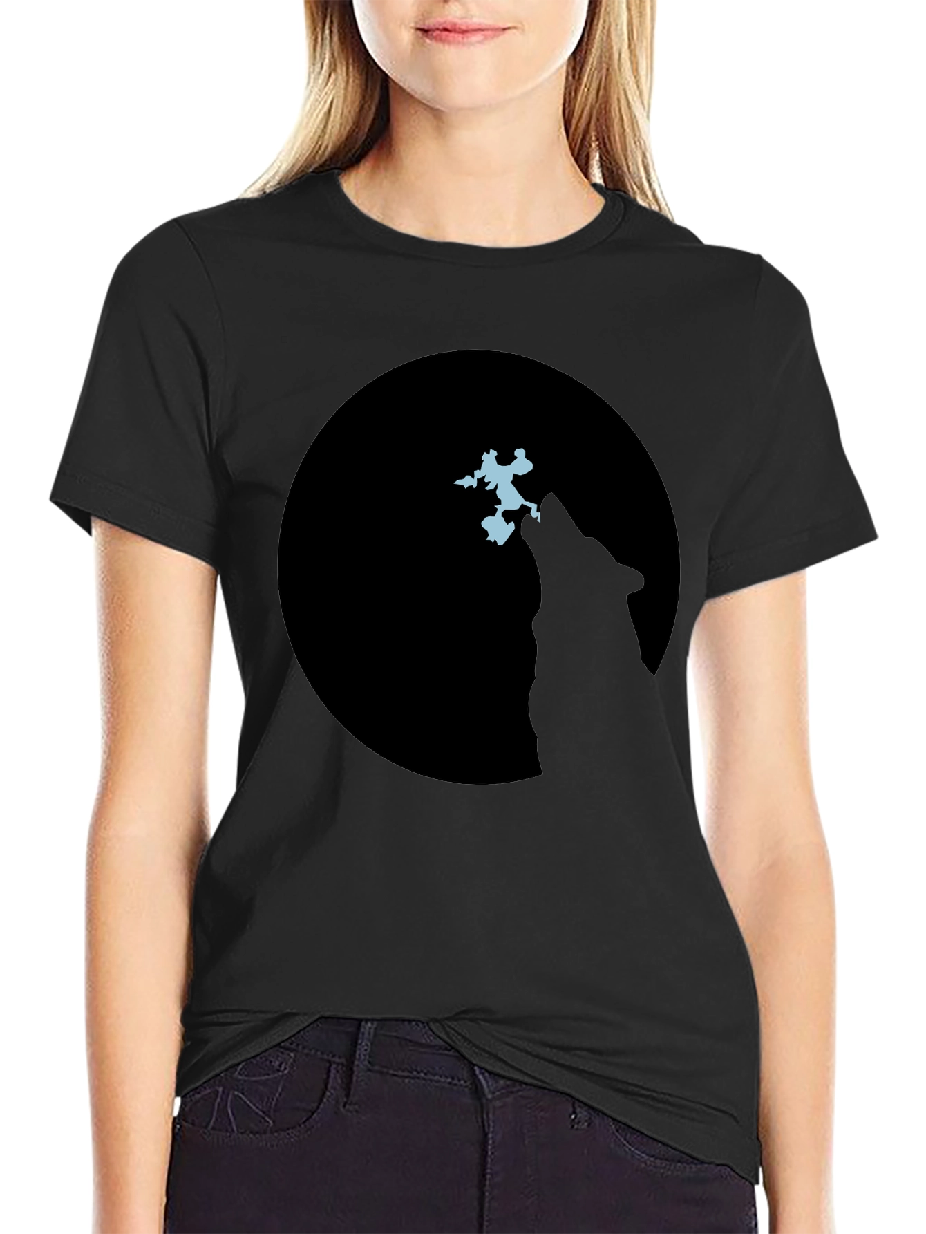 Wolf Moon Silhouette T-Shirt