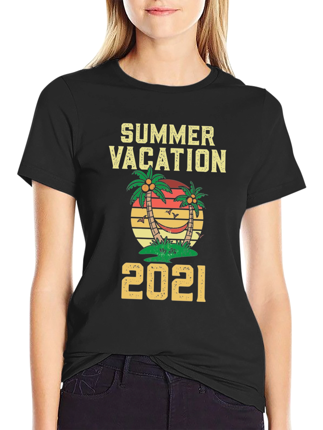 Summer Vacation 2021 Graphic T-Shirt