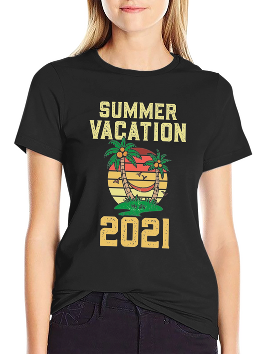 Summer Vacation 2021 Graphic T-Shirt