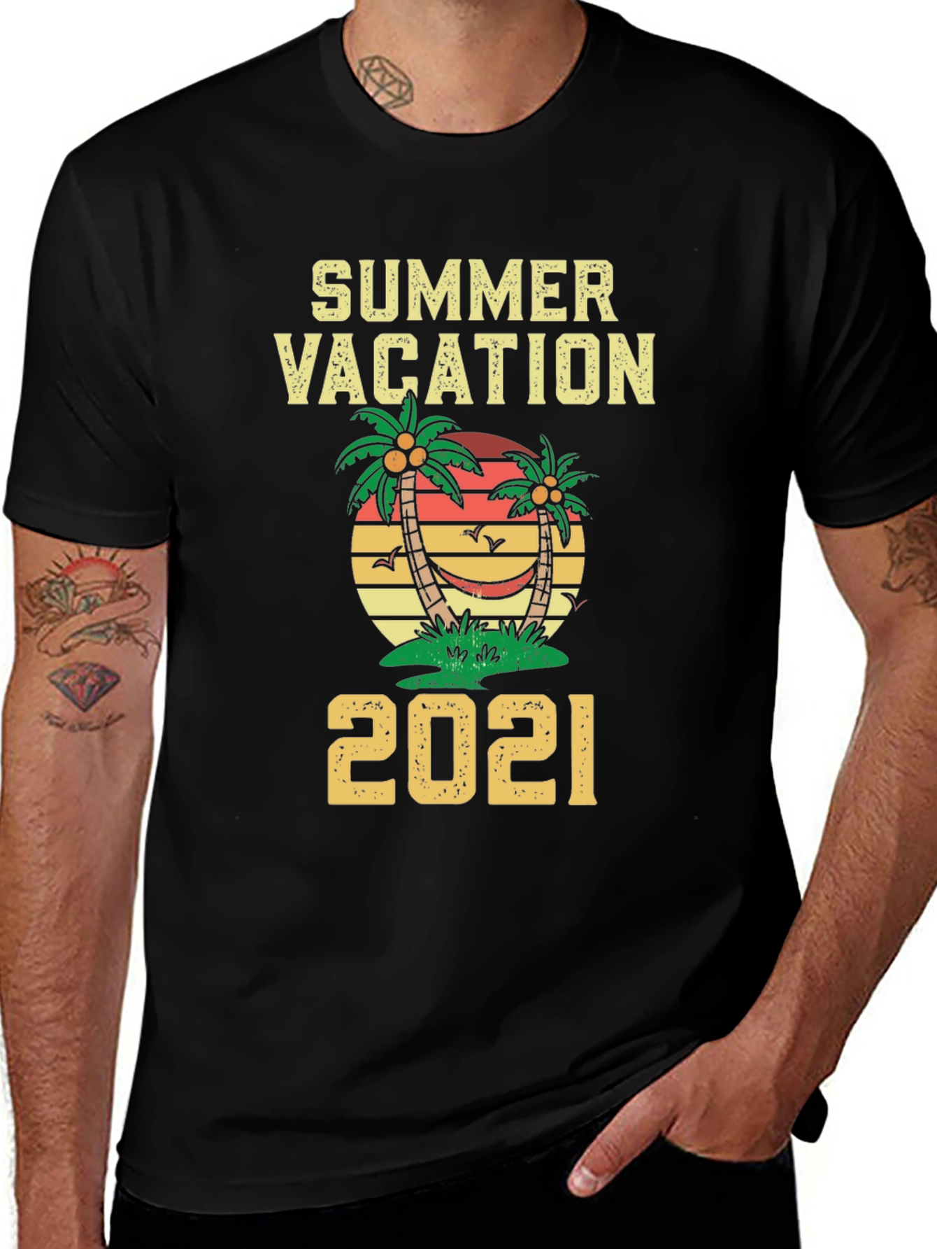 Summer Vacation 2021 Graphic T-Shirt
