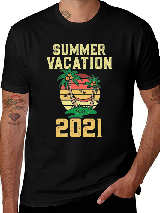 Summer Vacation 2021 Graphic T-Shirt